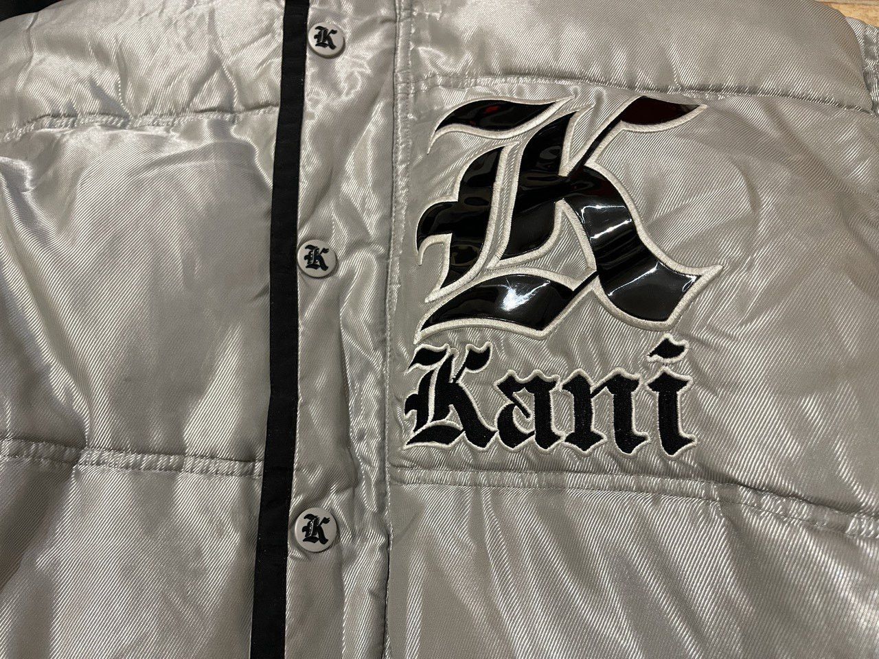 Karl Kani KARL KANI jacket, silver, shiny gray, metallic 90s hip-hop L Size US L / EU 52-54 / 3 - 5 Thumbnail