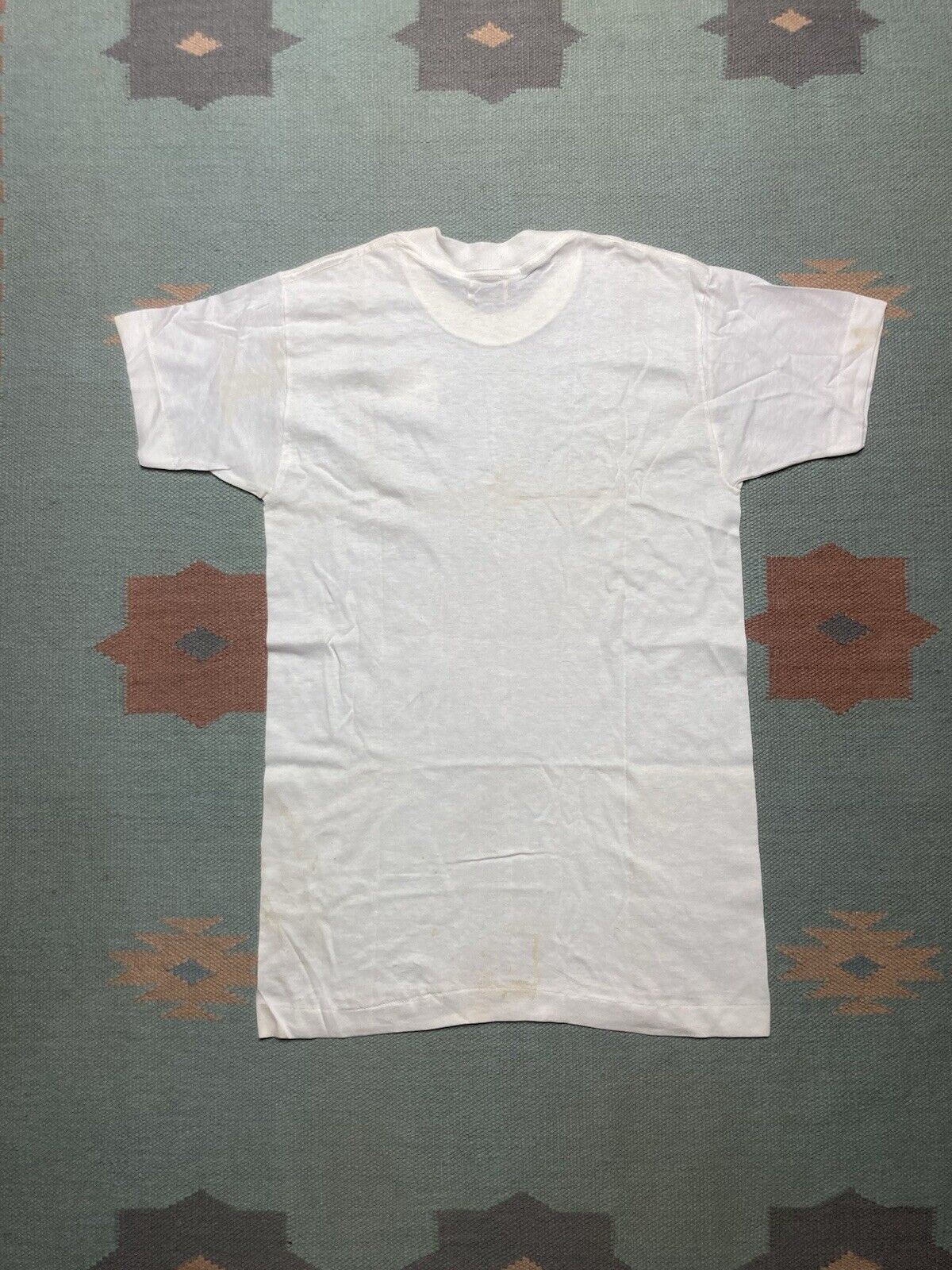 Vintage Vtg 1950s blank white t shirt soft cotton Johnstown medium Size US M / EU 48-50 / 2 - 7 Thumbnail