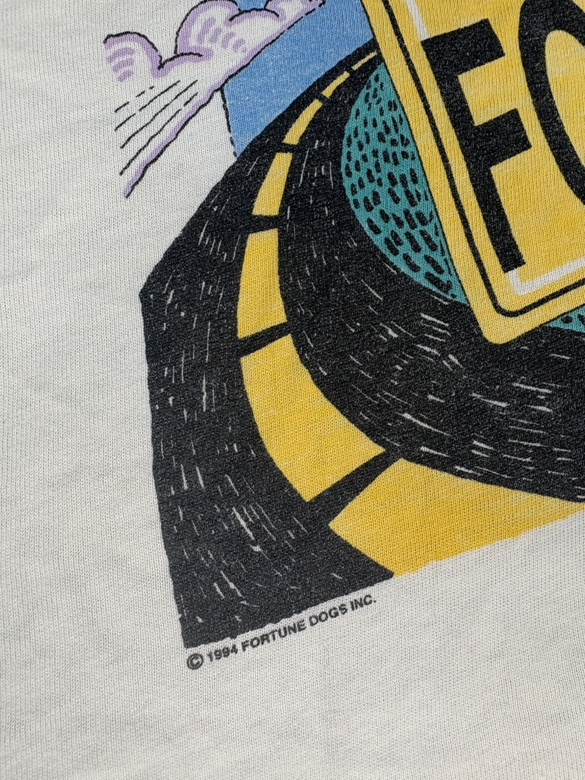 Big Dogs × Japanese Brand × Vintage Vintage 1994 Dog Graphic "LEAD FOLLOW" T-shirt Size US XXL / EU 58 / 5 - 2 Thumbnail