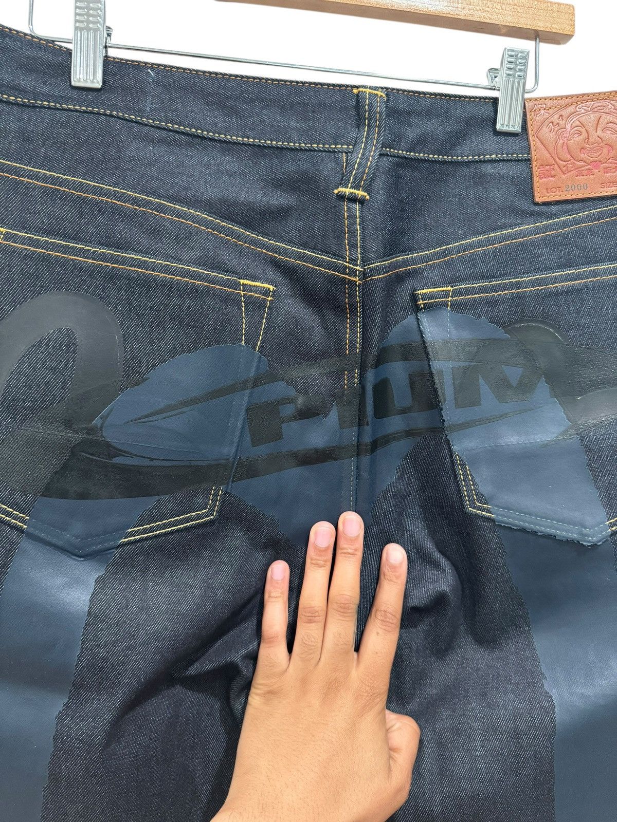 Evisu × Playboi Carti Evisu x Opium Complexcon Exclusive Jeans Selvedge Size US 33 - 8 Thumbnail