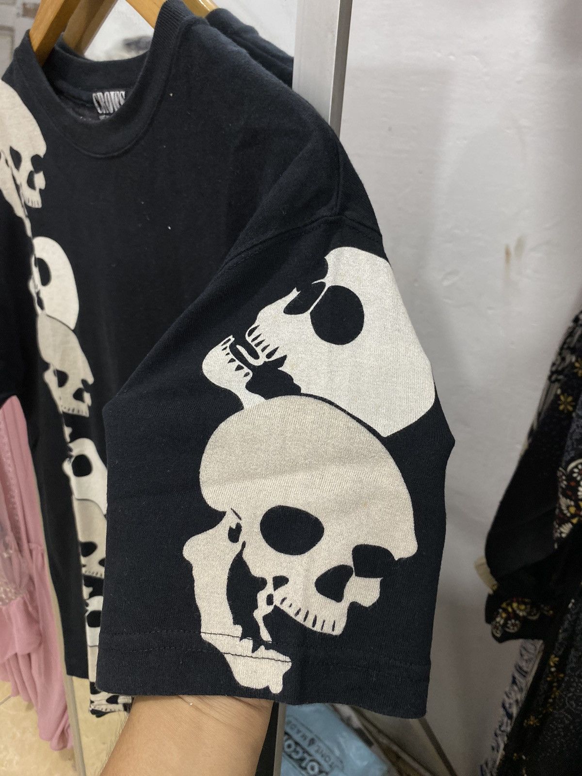 Hysteric Glamour CROWS By H.T Skull Tee Size US L / EU 52-54 / 3 - 3 Thumbnail