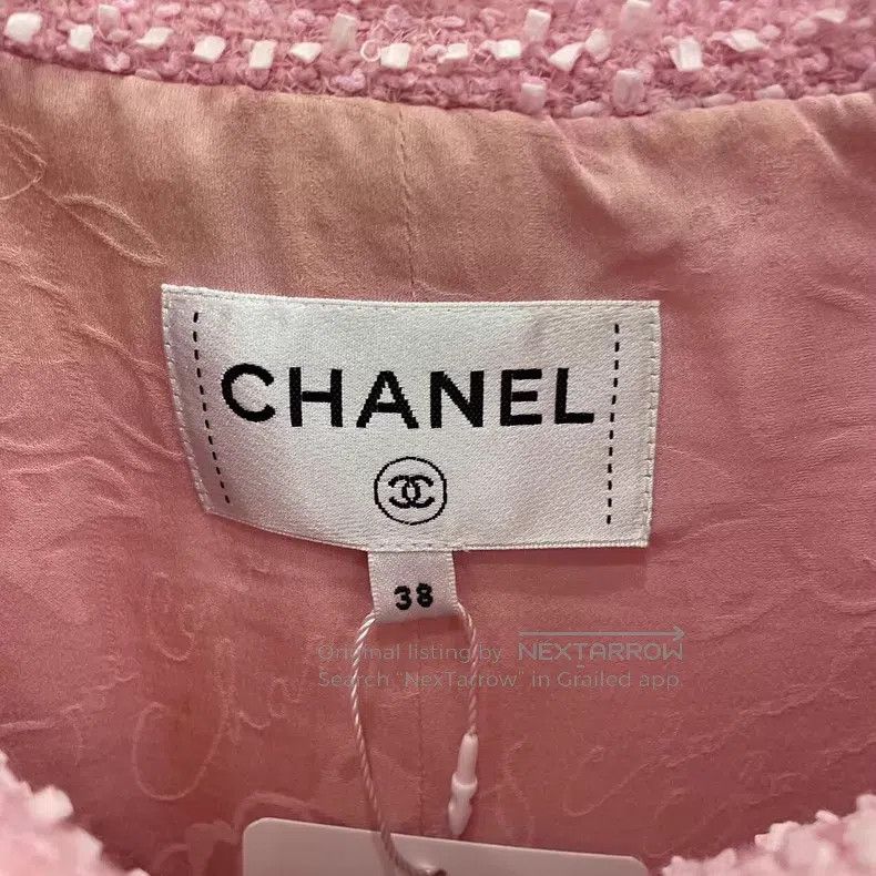 Chanel Chanel Pink multi-pocket zipper wool short-sleeved tweed d Size XS / US 0-2 / IT 36-38 - 5 Thumbnail