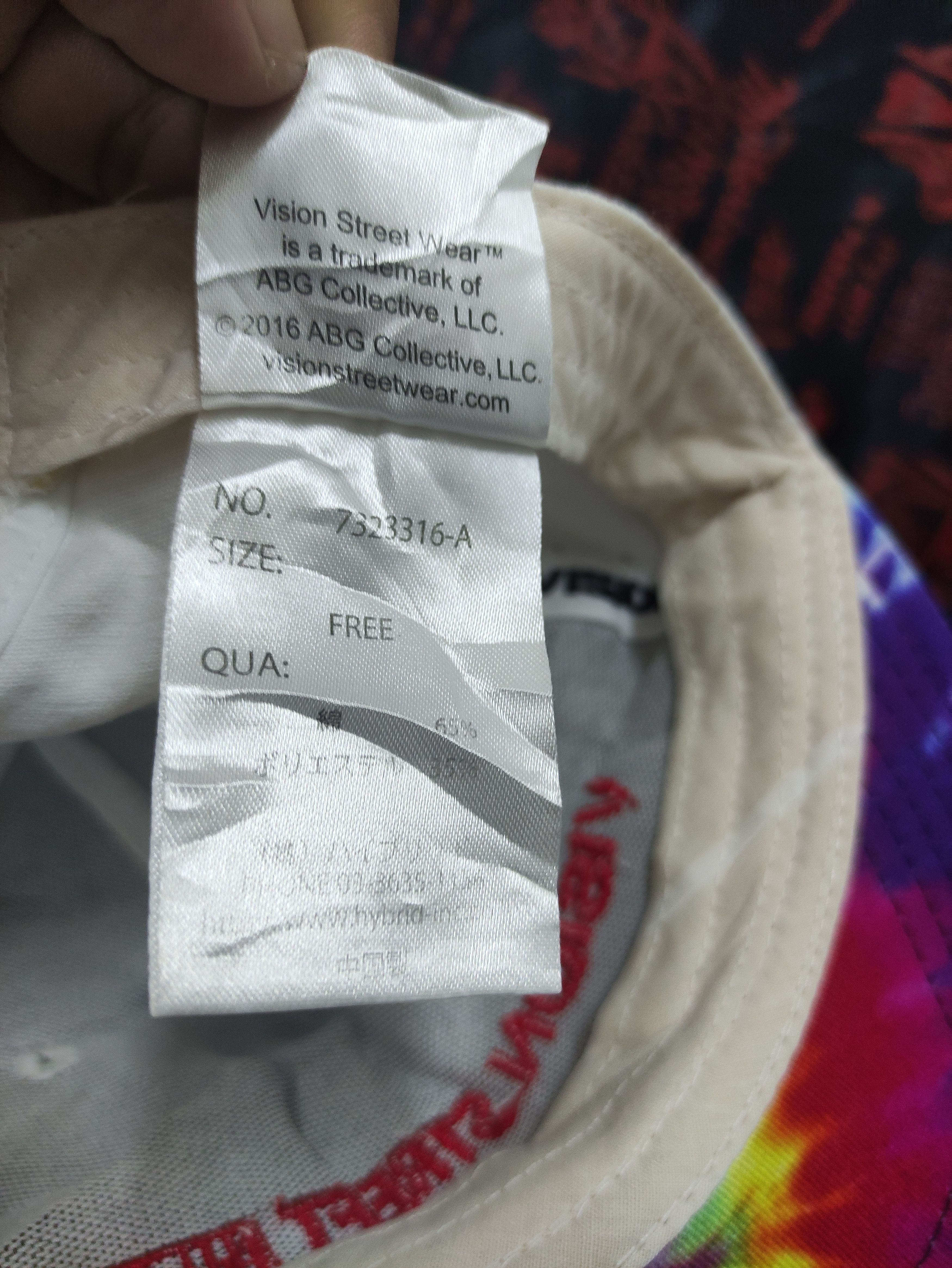 Vision Streetwear VISION STREETWEAR BRIM DESIGN TIE DYE VINTAGE CAP Size ONE SIZE - 11 Thumbnail