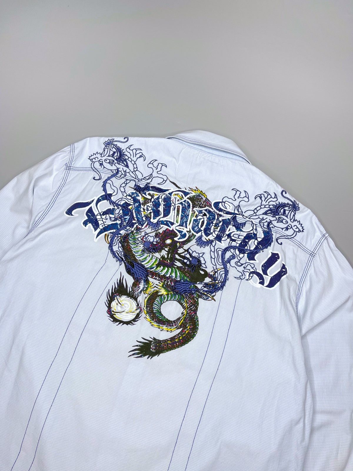 Ed Hardy × Vintage Vintage Y2k Ed hardy Tattoo Shirt Size US XL / EU 56 / 4 - 5 Thumbnail
