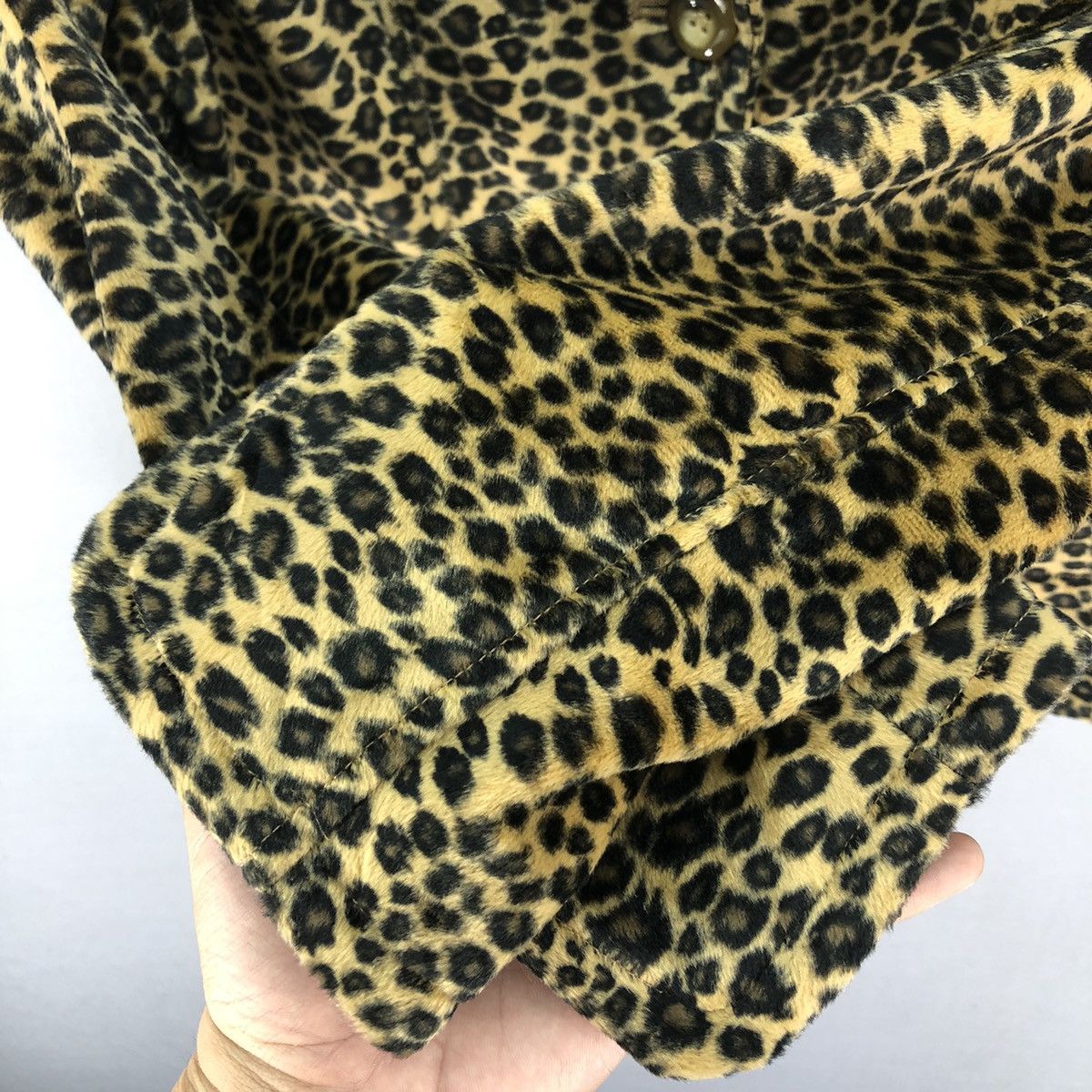 Hysteric Glamour 🇯🇵 Vintage Leopard Print Cropped Jacket Size XS / US 0-2 / IT 36-38 - 9 Thumbnail