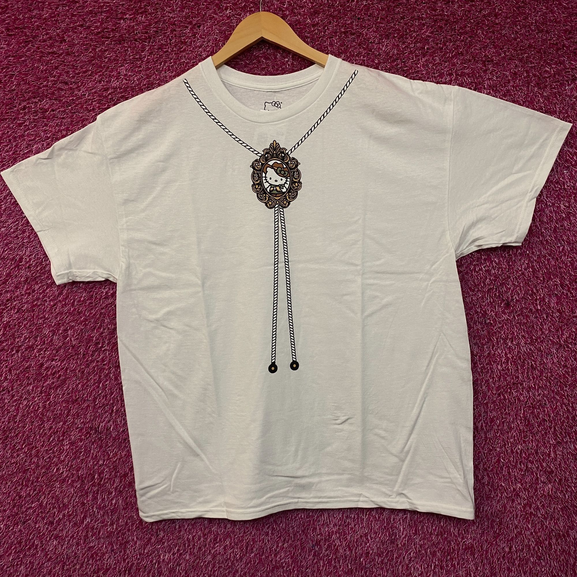 Other Sanrio Hello Kitty Bolo Tie Cute Graphic T-Shirt Large Size L / US 10 / IT 46 - 3 Thumbnail