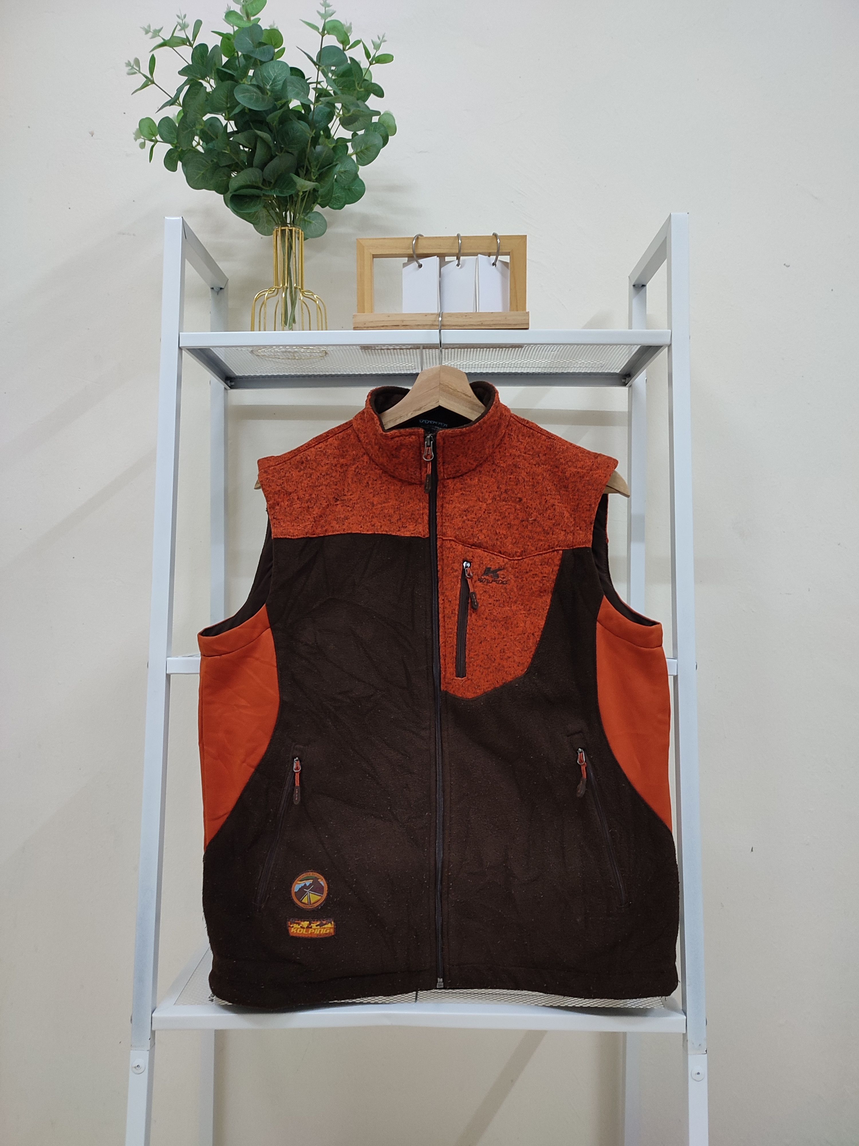 Japanese Brand Vintage Outdoor Sleeveless Kolping Size US L / EU 52-54 / 3 - 1 Thumbnail