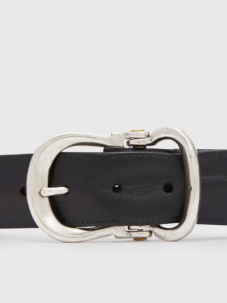 John Varvatos Fibel Antique Nickel Finish Belt guitar hinge 32 Size 32 - 1 Thumbnail