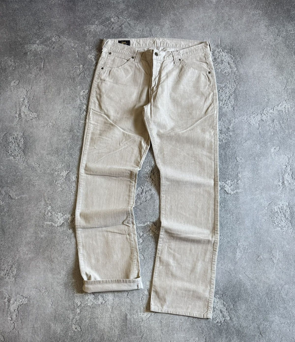 Lee Lee 36/36 Roscoe corduroy velvet pants trousers chinos retro Size US 36 / EU 52 - 7 Thumbnail