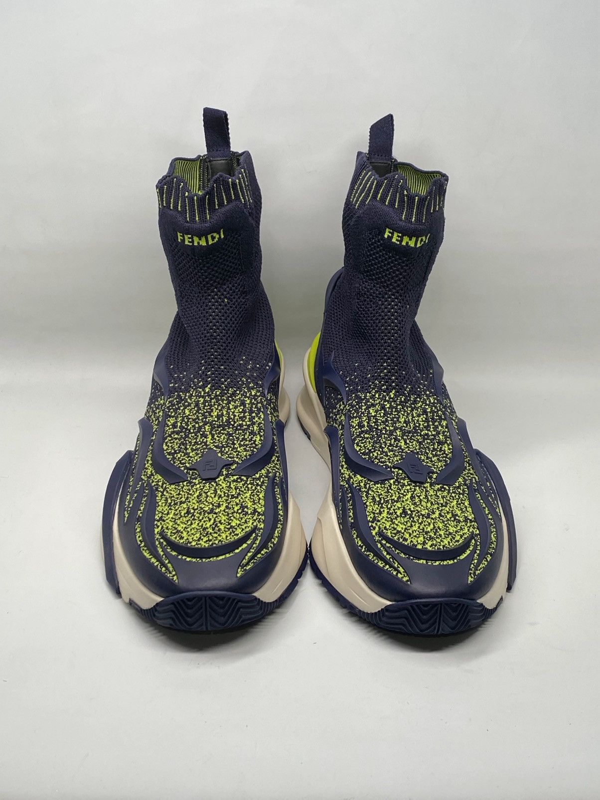 Fendi Fendi Men’s Knit Sock Sneakers size 10 Size US 10 / EU 43 - 2 Thumbnail