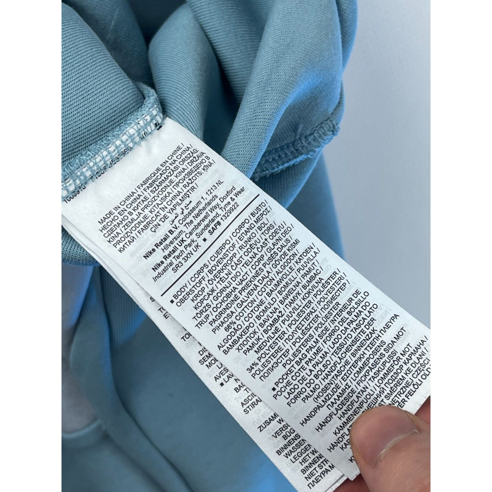 Nike Nike Tech Fleece Joggers Blue & Gray Mens Size M Size US 32 / EU 48 - 5 Thumbnail