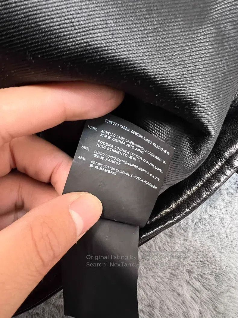 Saint Laurent Paris Saint Laurent Paris Lamb Leather Biker Jacket Size US L / EU 52-54 / 3 - 5 Thumbnail