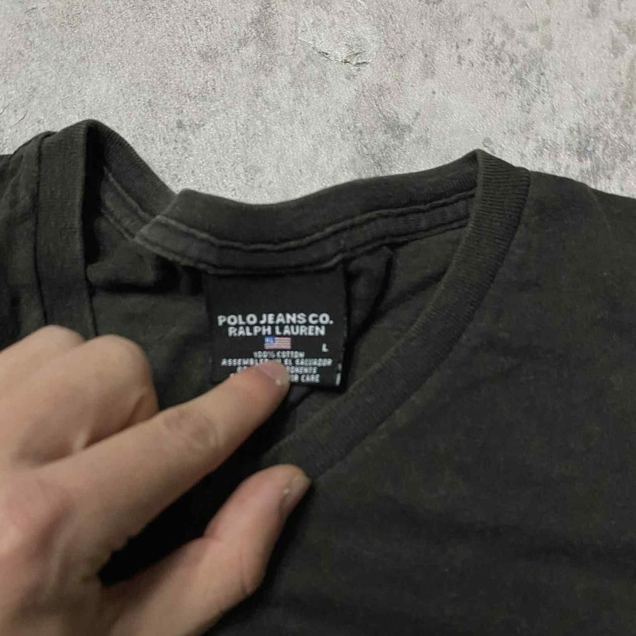 Polo Ralph Lauren Black Polo Ralph Lauren vintage cotton T-shirt Size US L / EU 52-54 / 3 - 2 Thumbnail