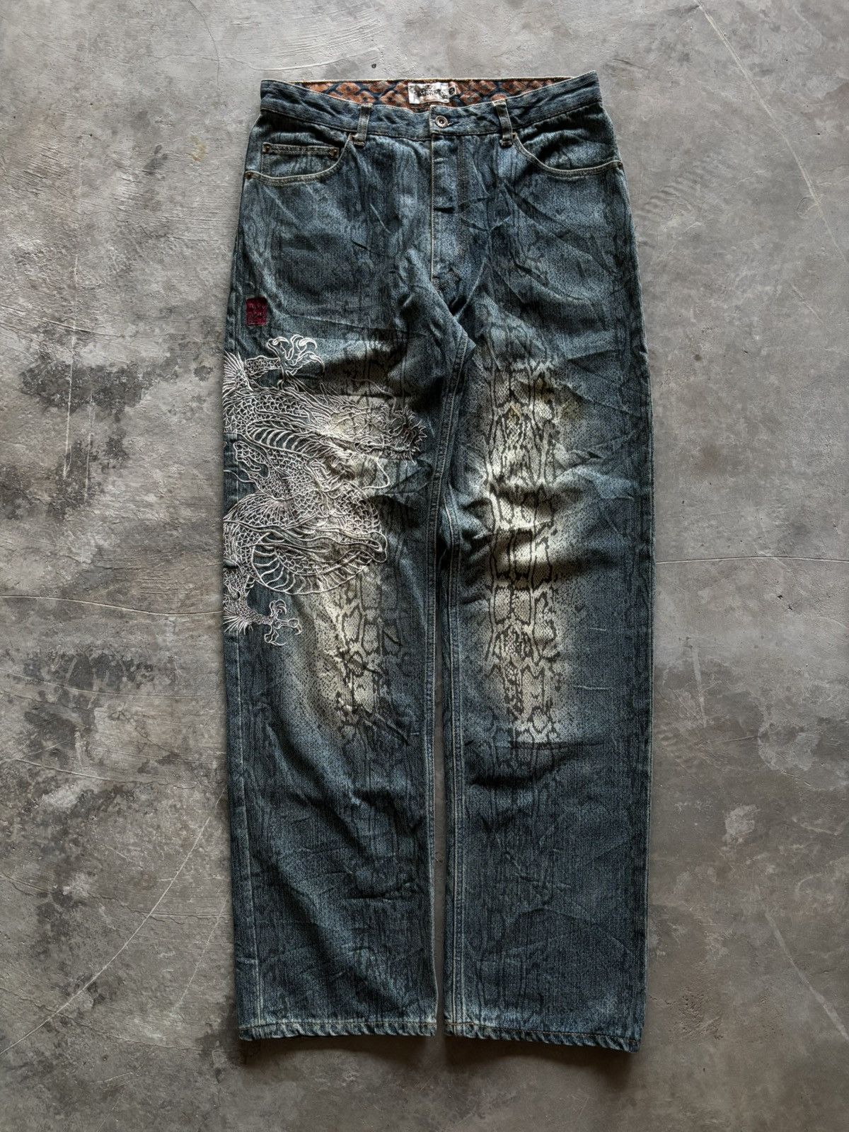 Karakuri Tamashii KARAKURI TAMASHII overprint dragon embroidery multipocket Size US 33 - 1 Thumbnail