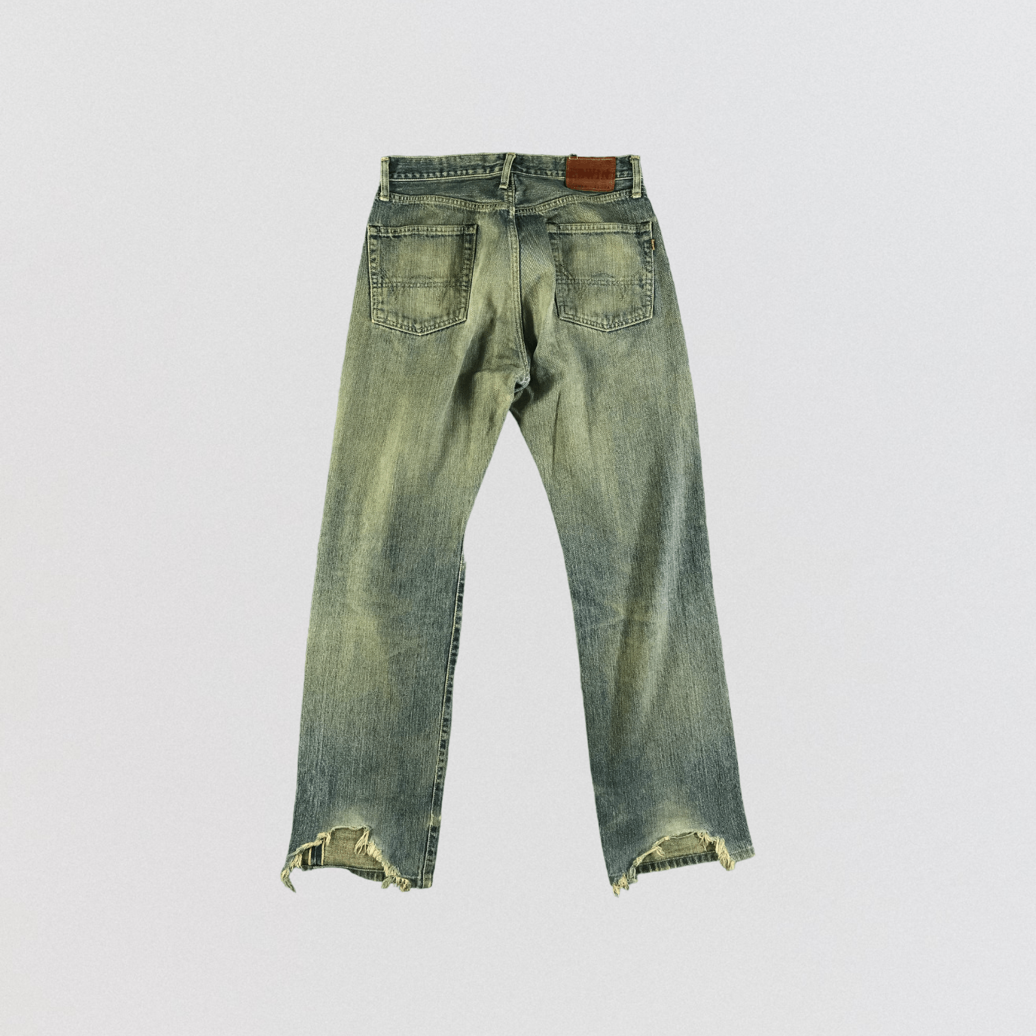 Edwin Vintage 90s Rusty Edwin 505 Selvedge Jeans-JM3566 Size US 33 - 2 Thumbnail