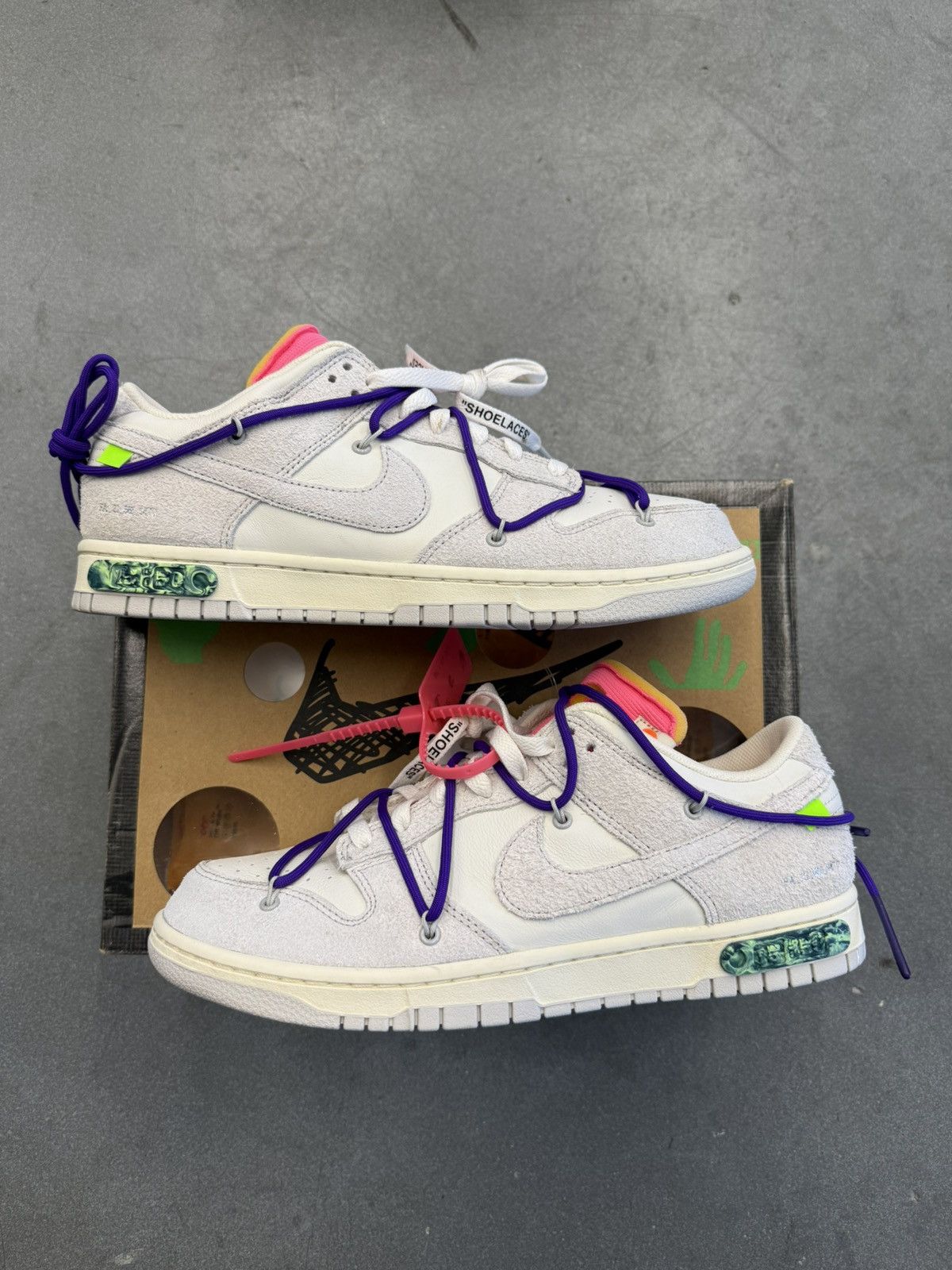 2021 Nike Dunk Low Off White 15 Of 50 Sail Neutral Grey