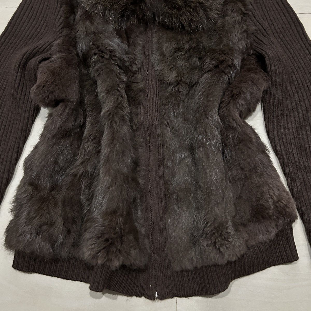 14th Addiction 2000s Japanese Archive Fur Fox Jacket ifsixwasnine LGB style Size US XXS / EU 40 - 6 Thumbnail