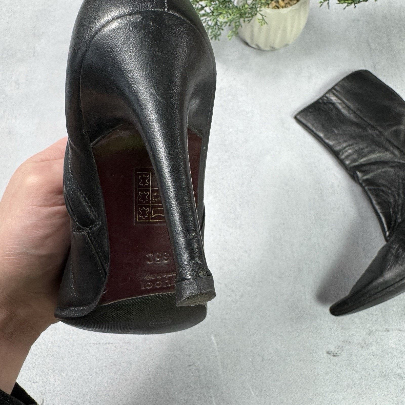 Gucci Gucci Leather Women Heel Boot Size 35 US 5 Size US 5 / IT 35 - 13 Thumbnail