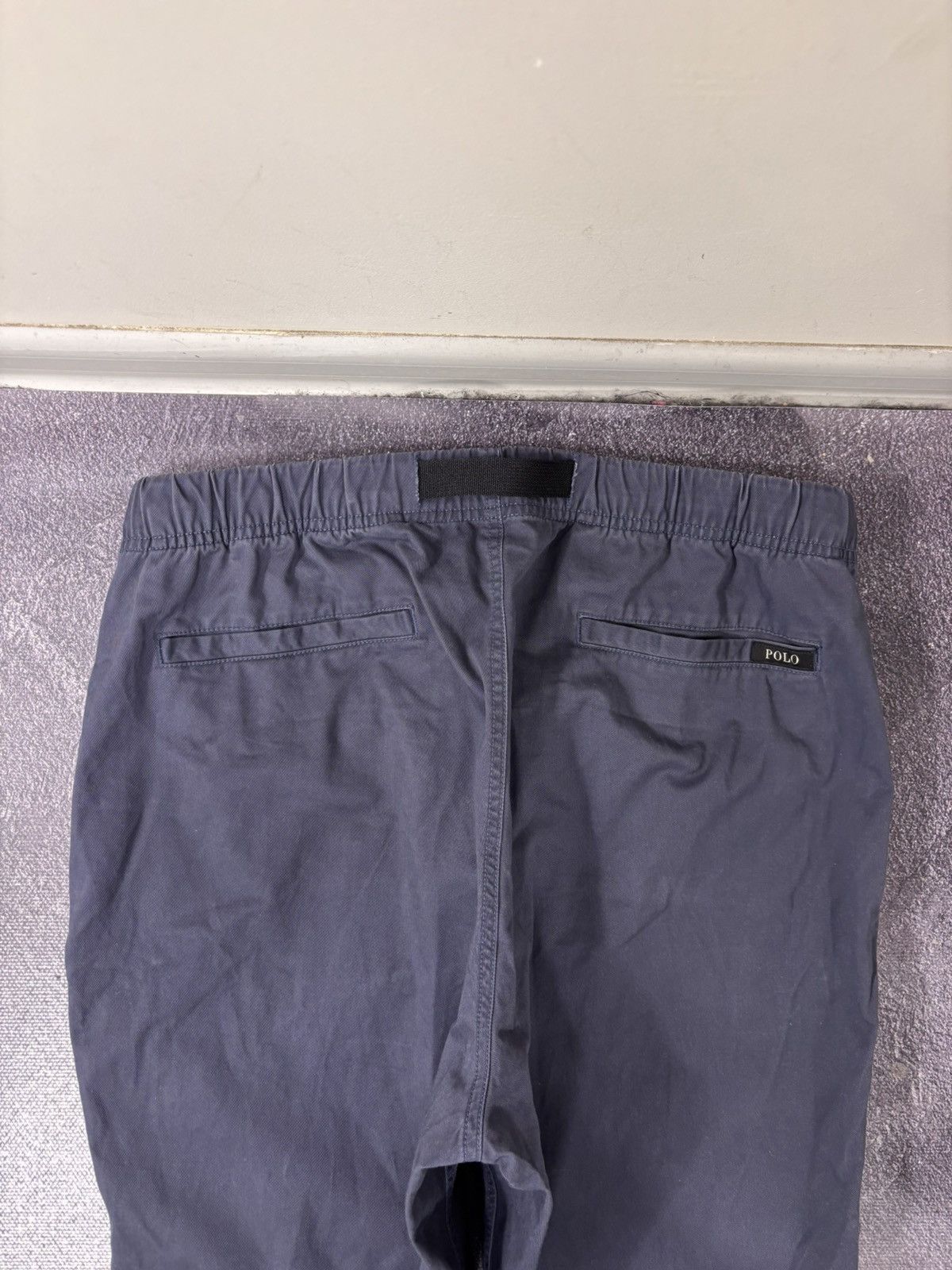 Polo Ralph Lauren Polo Ralph Lauren Men’s Navy Blue Classic Fit Belted Pants Size US 36 / EU 52 - 20 Thumbnail