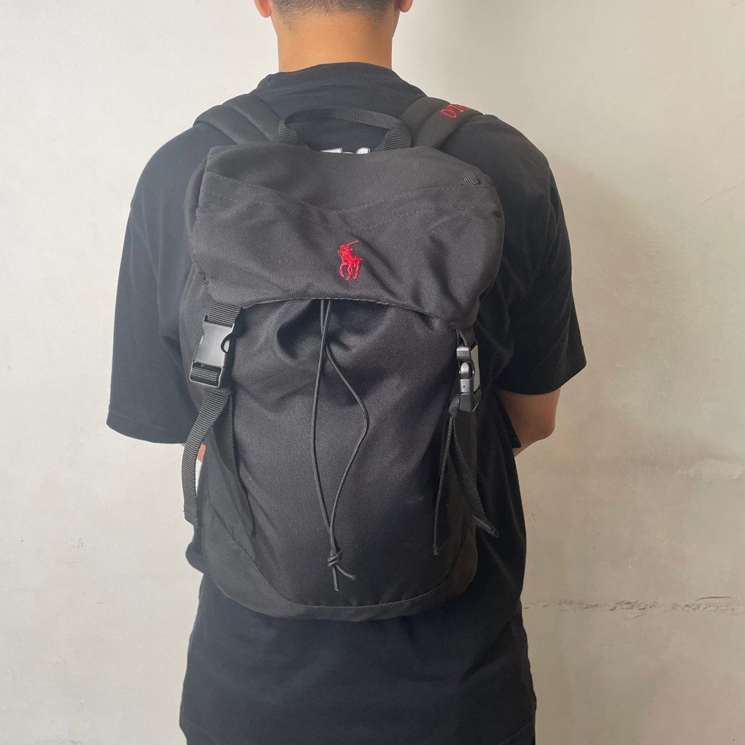 Polo Ralph Lauren Polo Ralph Lauren PRL Small Backpack Bag in Black Size ONE SIZE - 2 Thumbnail