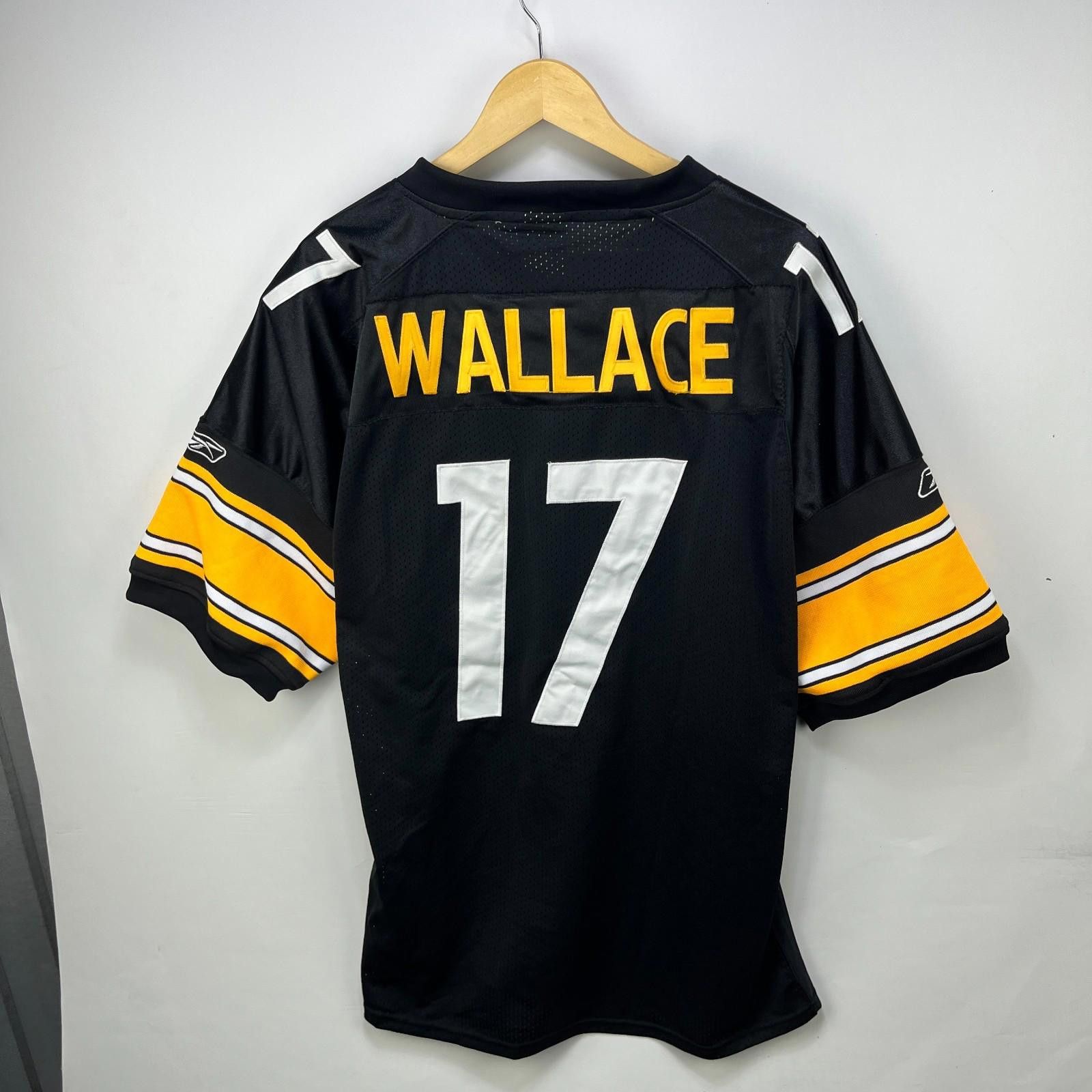 Reebok Vintage Pittsburgh Steelers Mike Wallace Jersey Size 48 XL Size ONE SIZE - 6 Thumbnail
