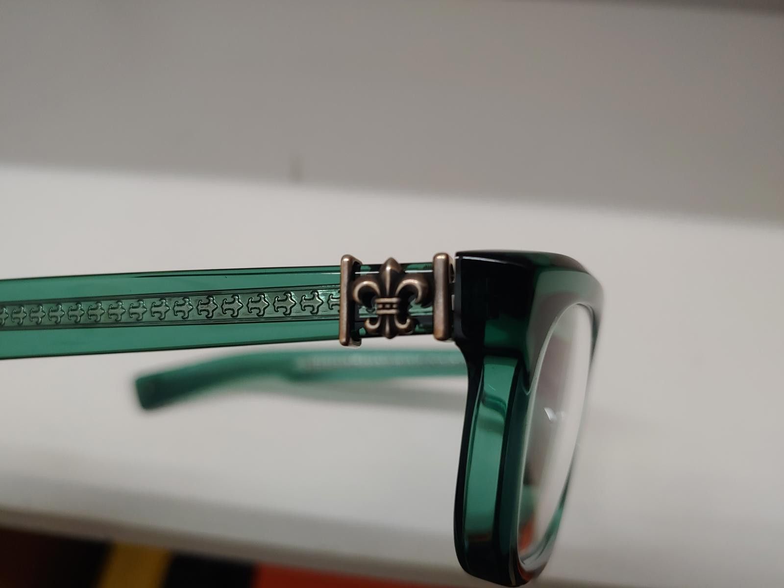 Chrome Hearts Chrome Hearts "See You In Tea" Sunglasses in Marine Green Size ONE SIZE - 4 Thumbnail
