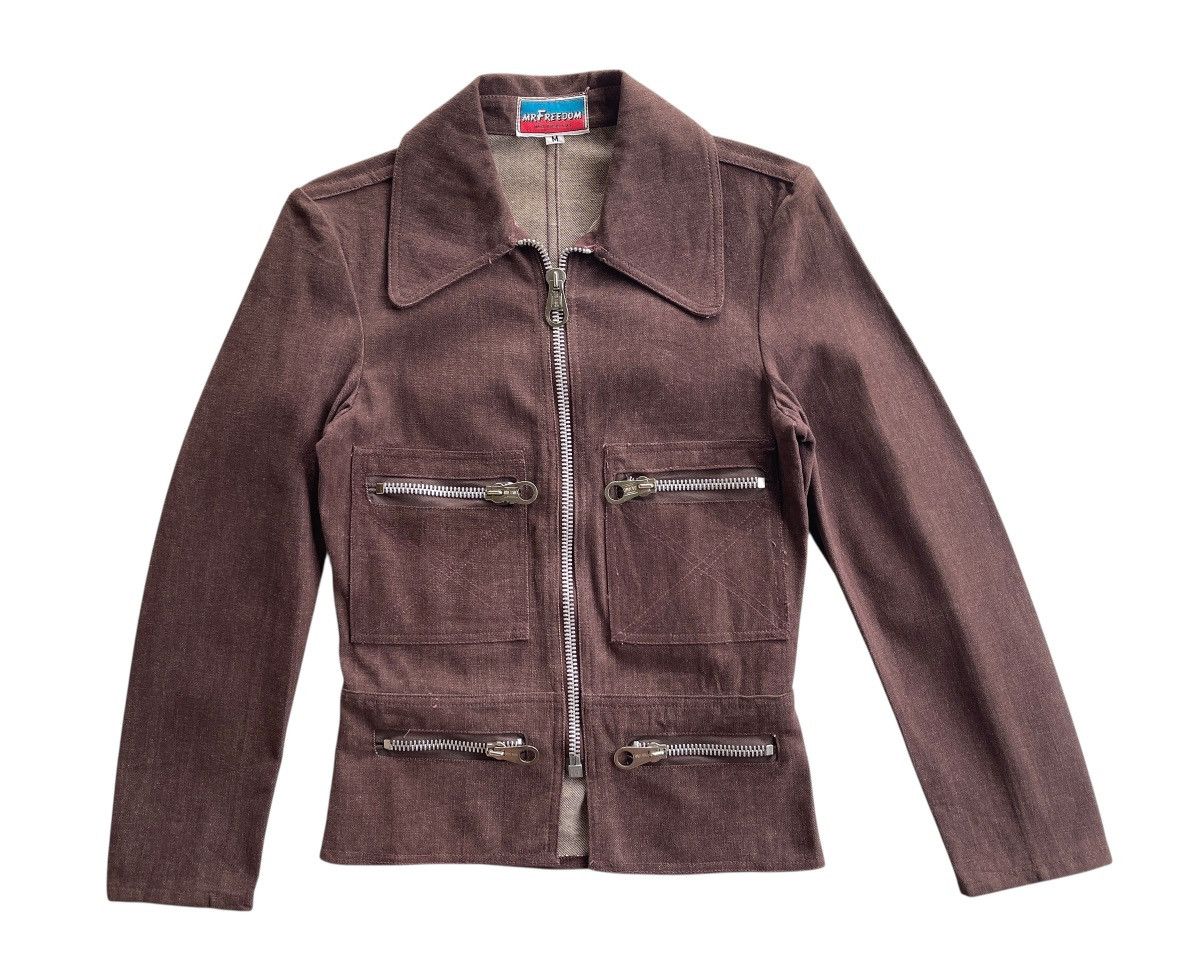 Japanese Brand Mister Freedom Denim Workwear Jacket Size M / US 6-8 / IT 42-44 - 2 Thumbnail