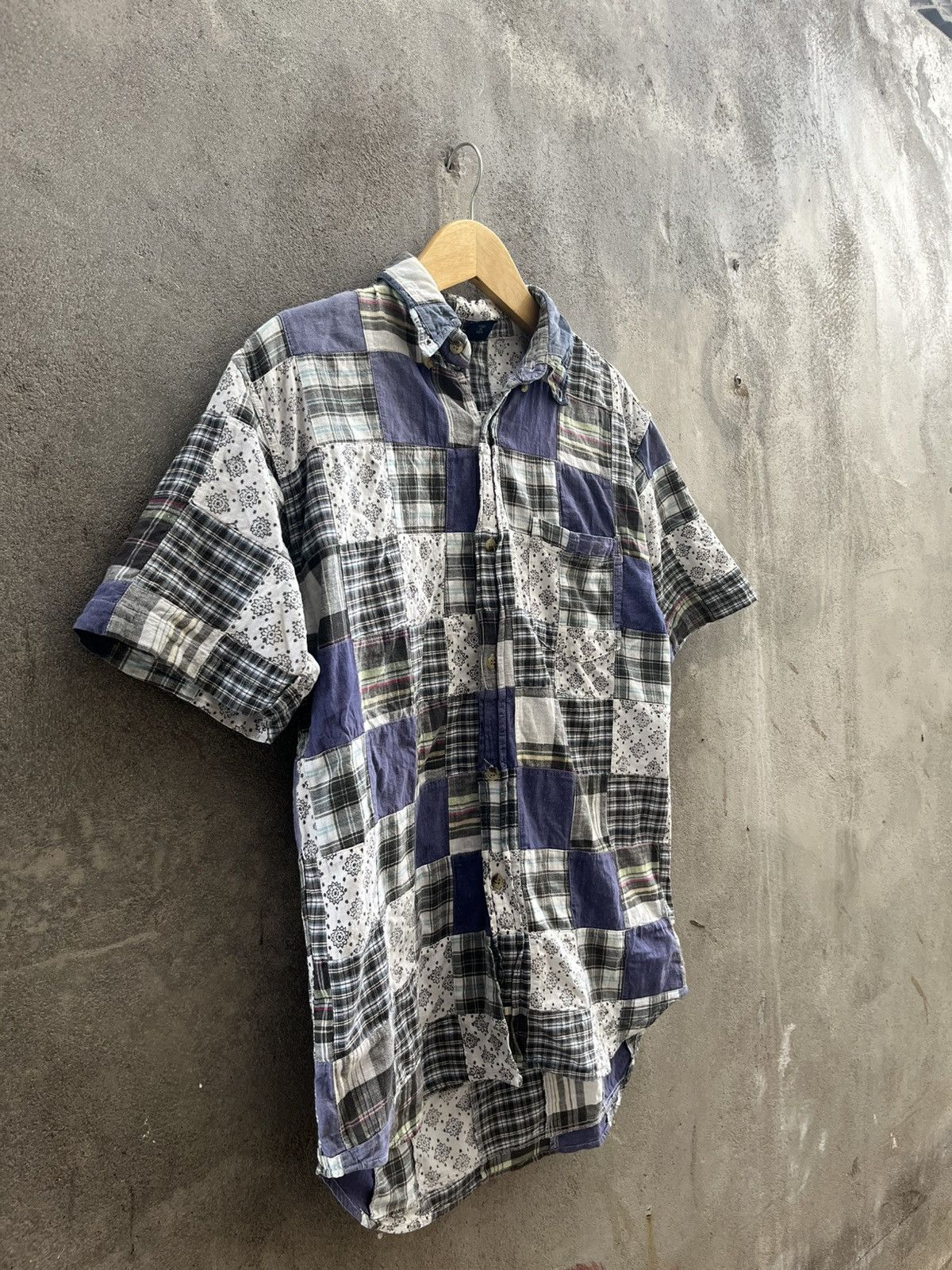 Handmade 2000s CUBIC MEASURE - Patchwork Issey Miyake Style Size US L / EU 52-54 / 3 - 5 Thumbnail