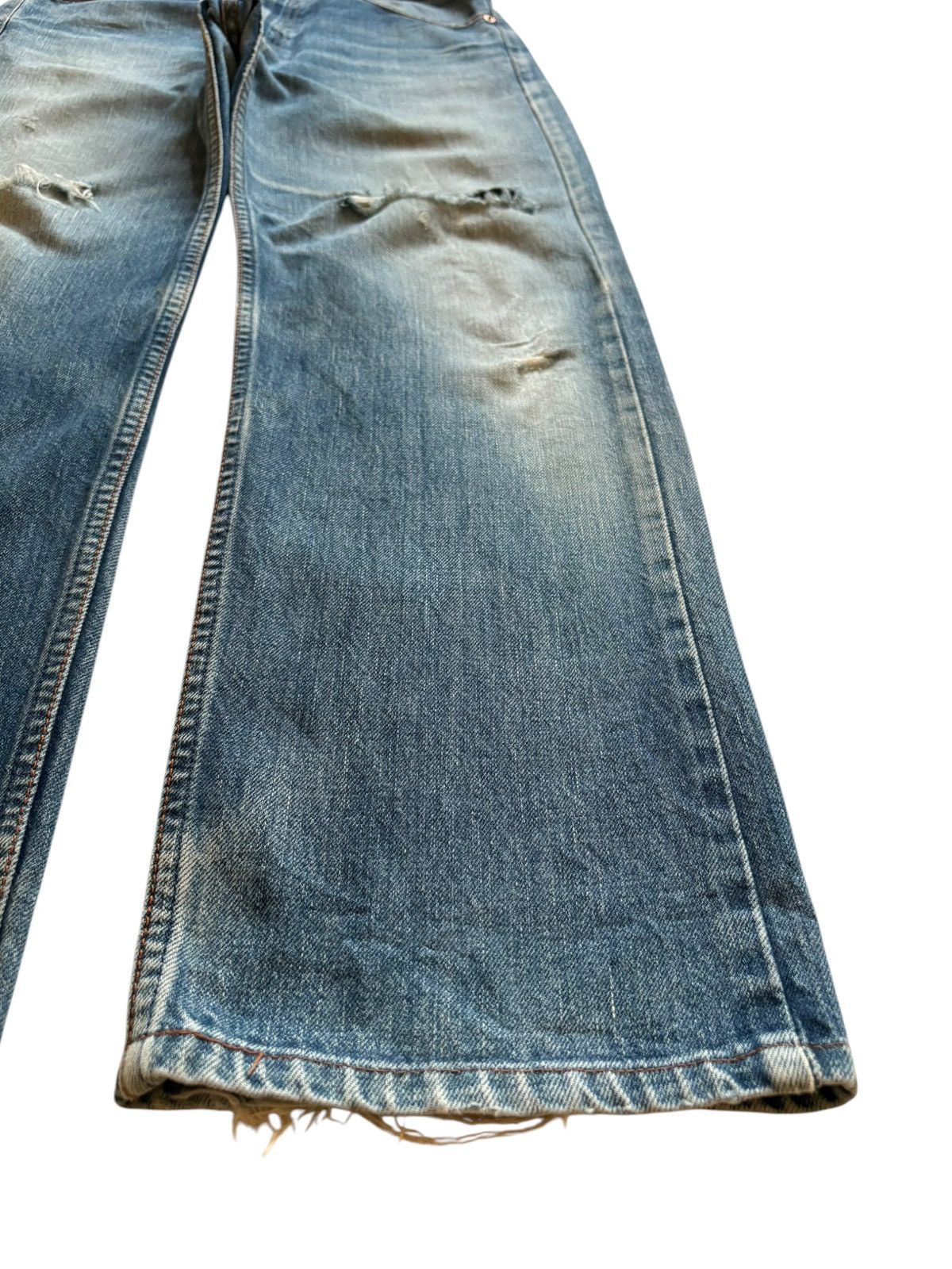 Levi's Vintage 90s Levis 509 Mud Wash Distressed Loose Jeans Size US 30 / EU 46 - 7 Thumbnail