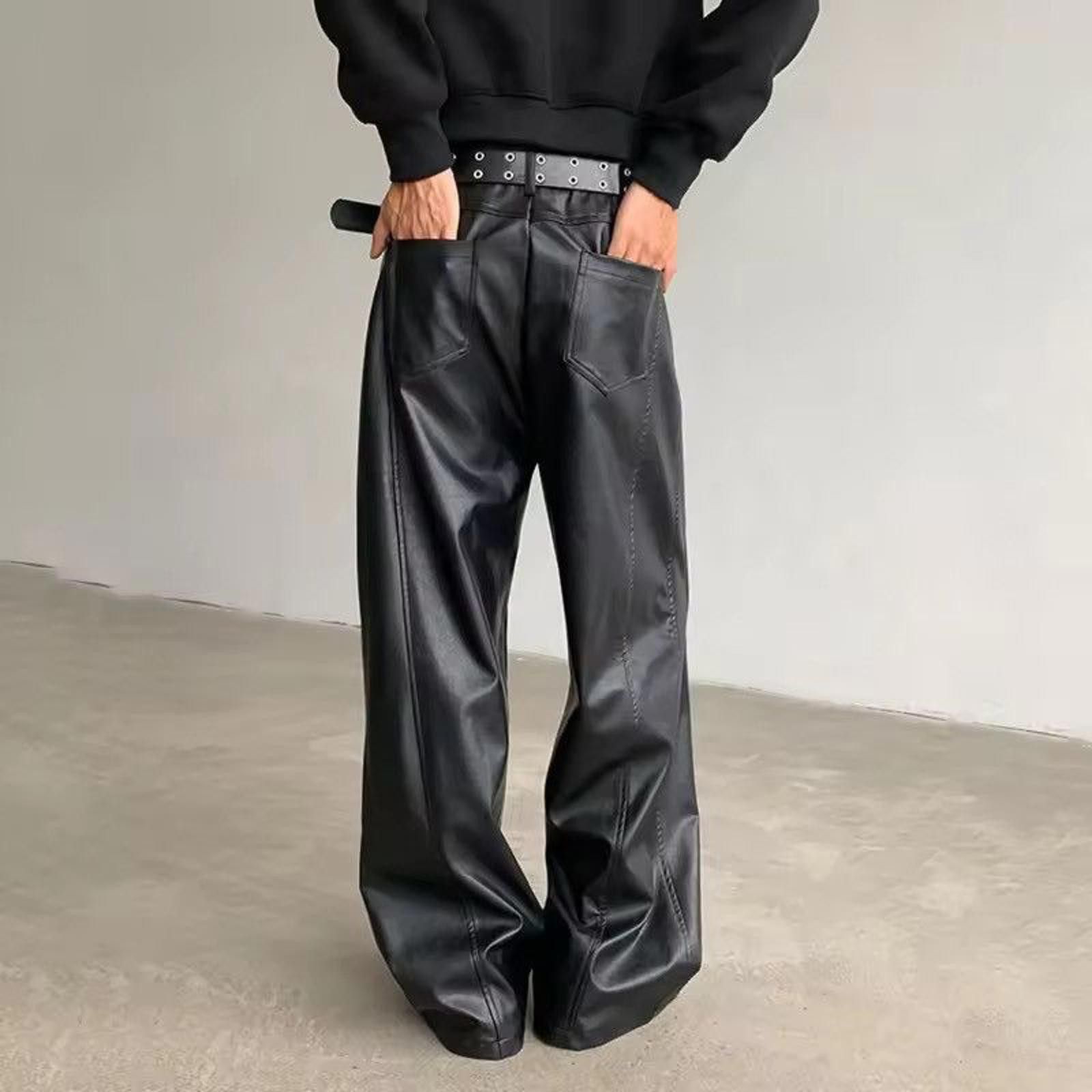 Other Pu Leather Loose Straight Wide Leg Size US 32 / EU 48 - 7 Thumbnail