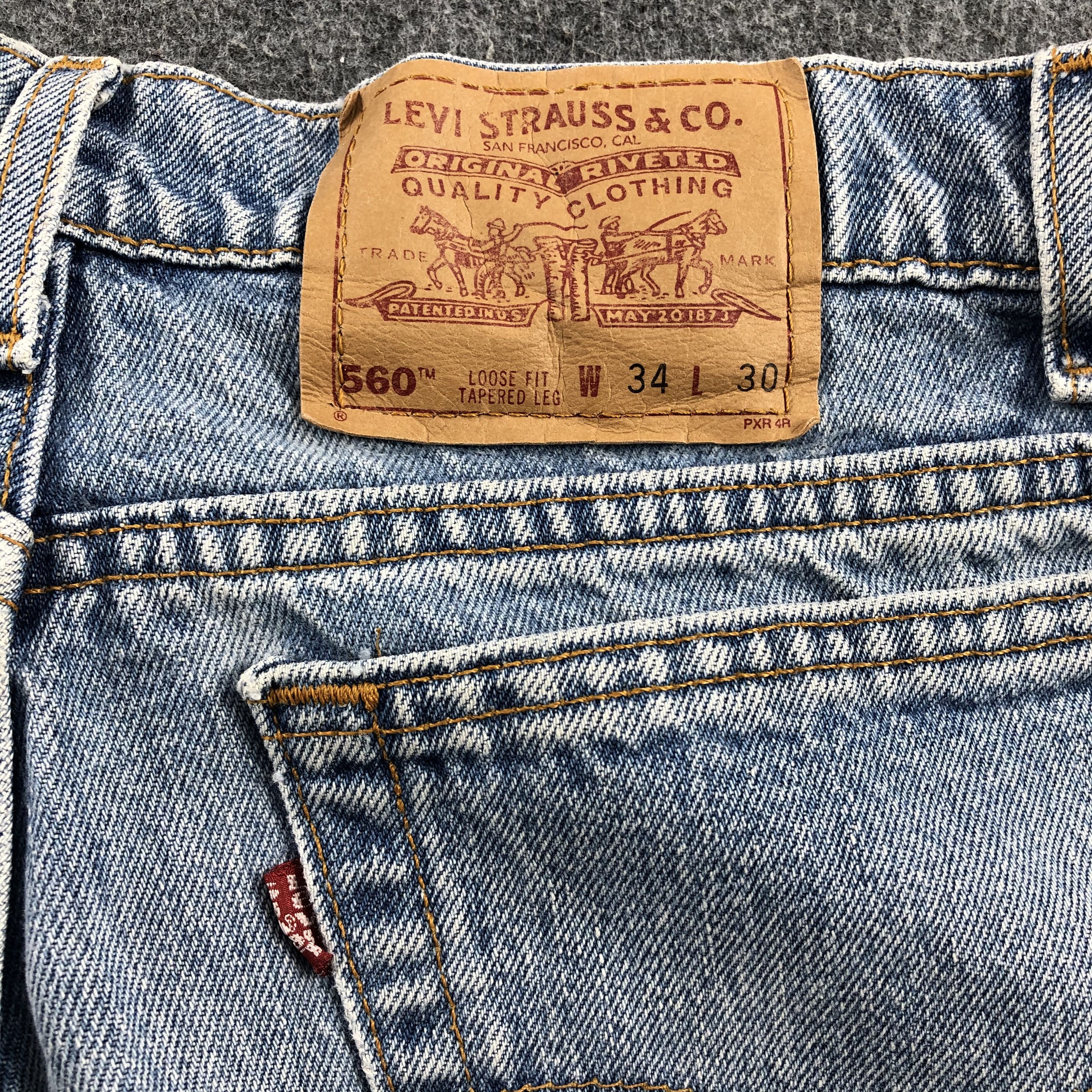 Levi's × Vintage Vintage 90s Light Wash Levis 560 Jeans-JM1167 Size US 34 / EU 50 - 5 Thumbnail