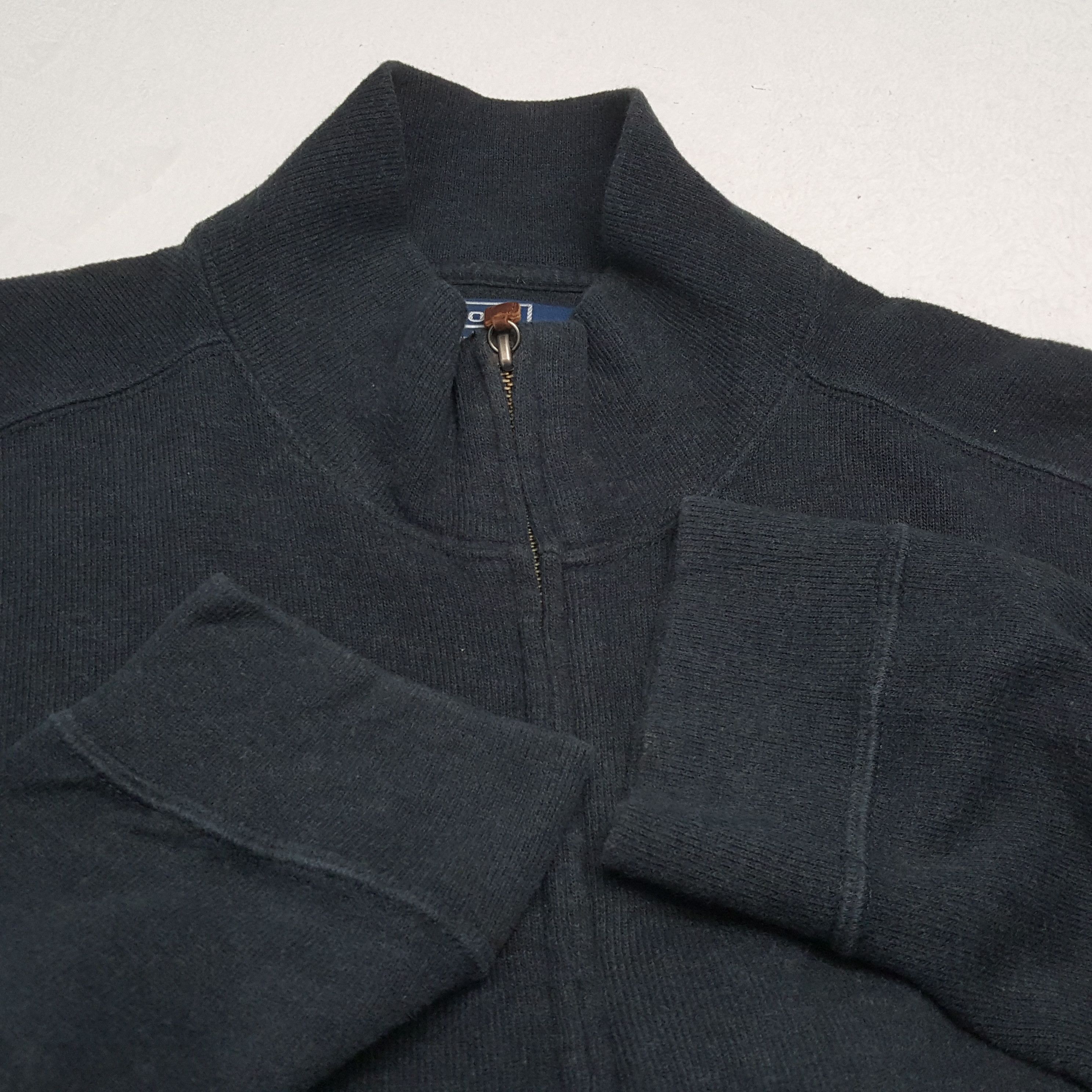 Polo Ralph Lauren × Vintage Vintage POLO by RALPH LAUREN Fashion Brand Zipper Sweater Size US XXL / EU 58 / 5 - 7 Thumbnail