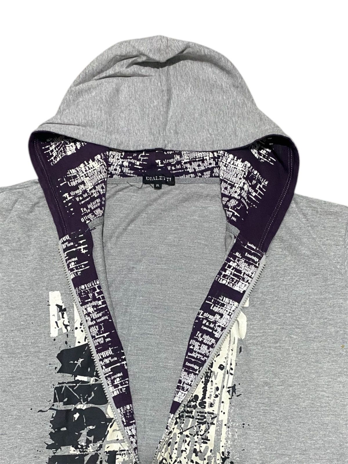 If Six Was Nine × Japanese Brand × Le Grande Bleu (L.G.B.) Y2k Dialetti Zip up Hoodie Size US XL / EU 56 / 4 - 3 Thumbnail
