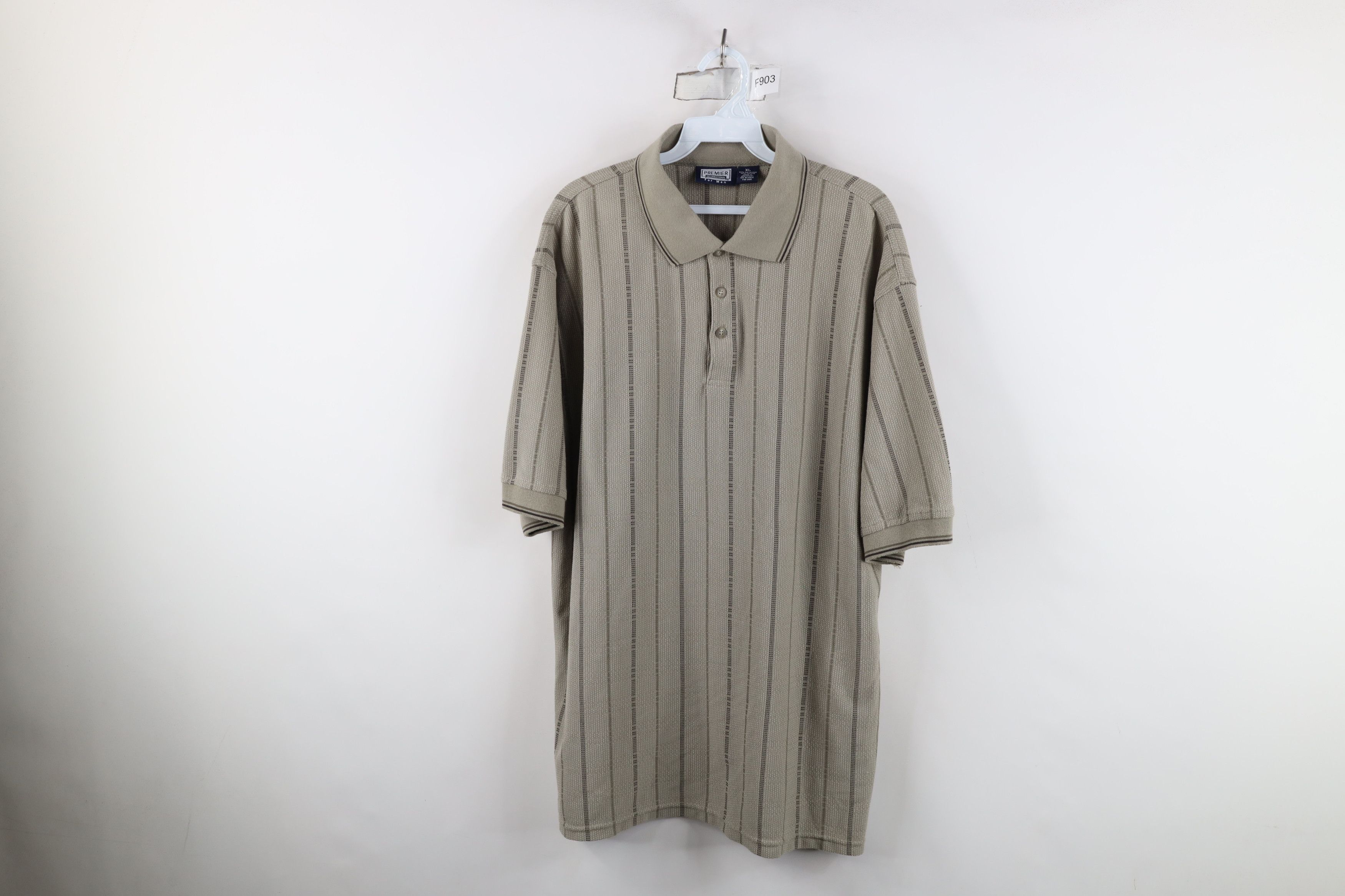 Vintage Vintage 90s Streetwear Collared Golf Polo Shirt Green Size US XL / EU 56 / 4 - 1 Thumbnail