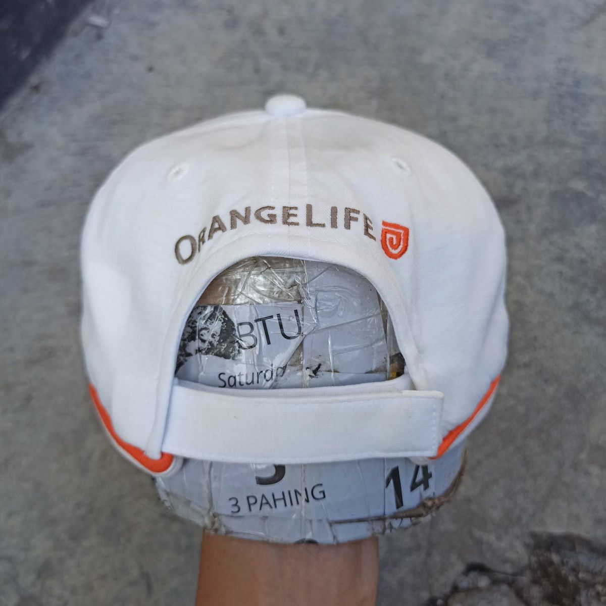 ARCHIVAL HAT 2016 KLPGA hat. Orange life championship