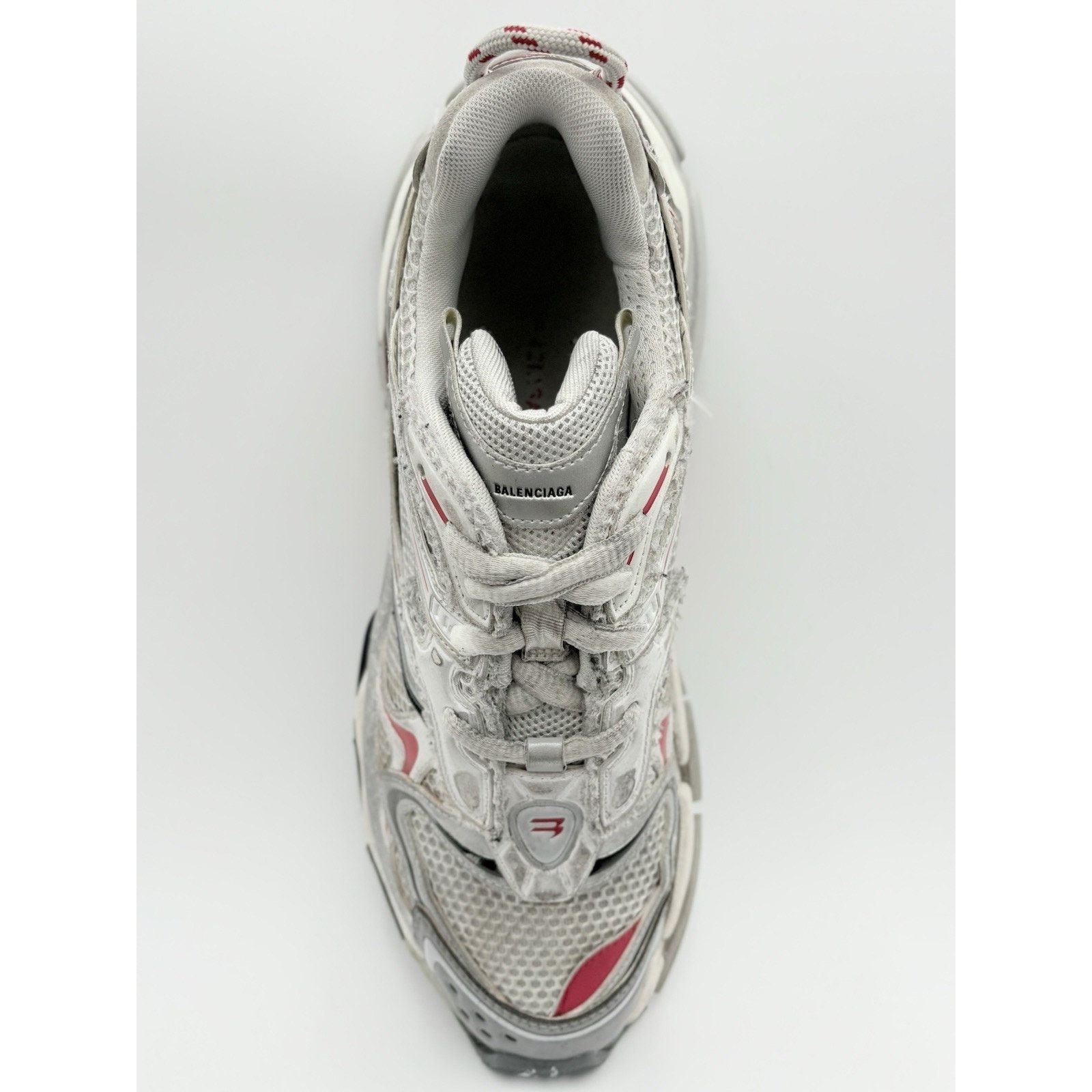 Balenciaga Balenciaga Runner 2.0 ' White Grey Red ' | GREAT CONDITION! Size US 11 / EU 44 - 5 Thumbnail