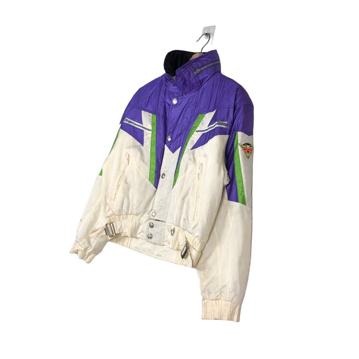 Japanese Brand 📌VINTAGE CROPPED BIKER SKI JACKET SHARPLIN ISSEY MIYAKE Size US M / EU 48-50 / 2 - 14 Thumbnail