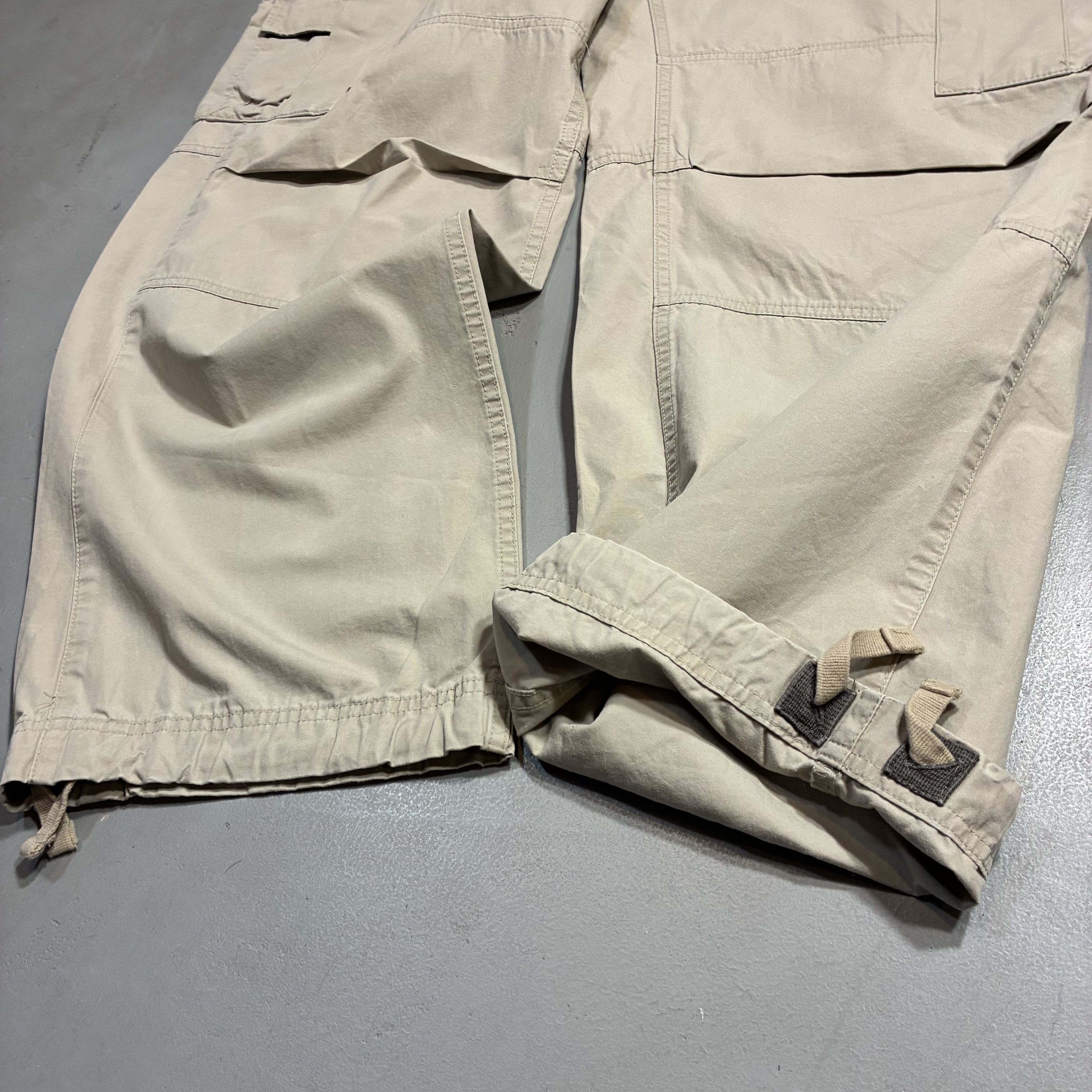 Gap Y2K Gap Loose Fit Baggy Khaki Cargo Pants Drawstring Size US 35 - 4 Thumbnail