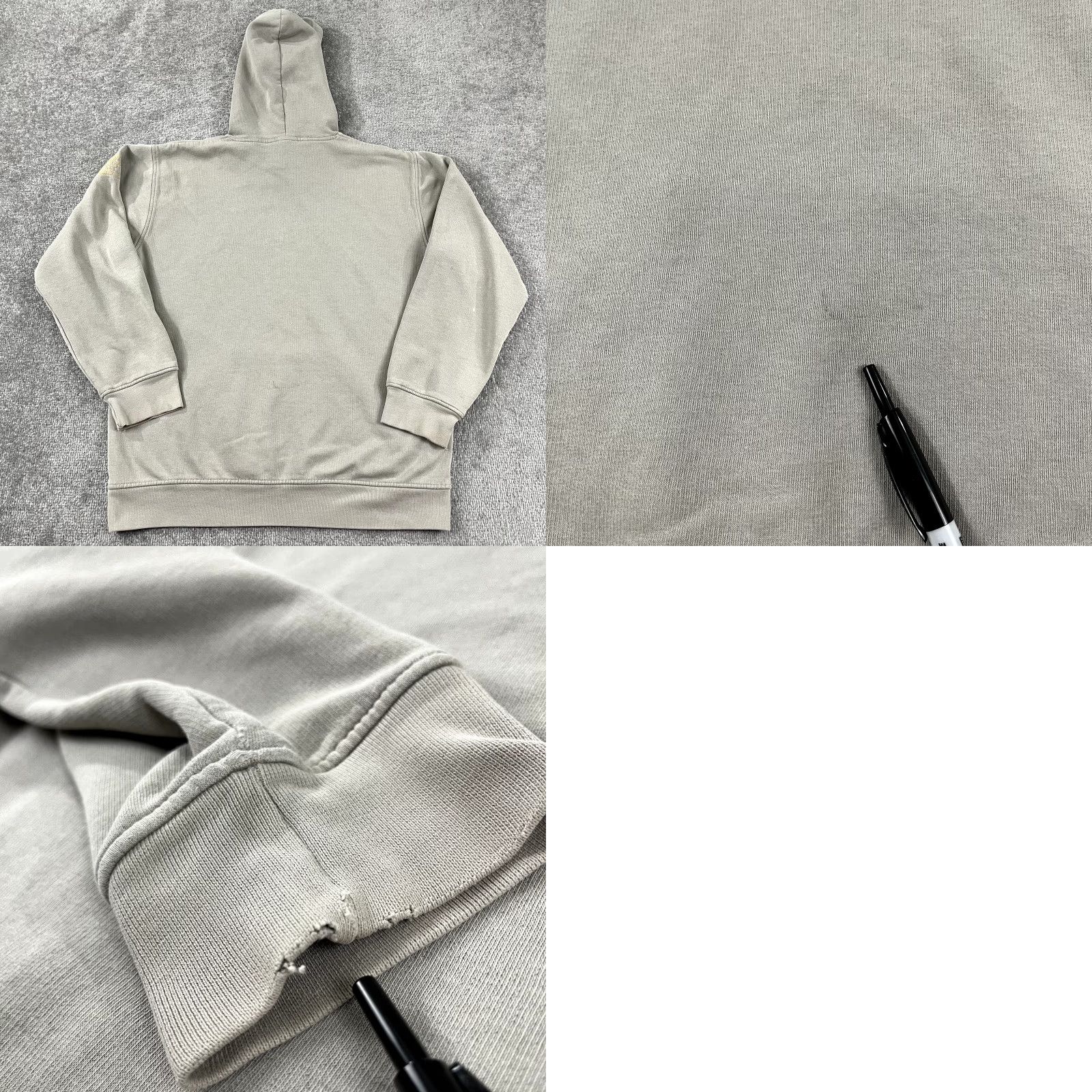 Nike VINTAGE Nike Hoodie Mens Large Gray AIR SOUL Sweatshirt Pullover Skater Retro Y2K VTG Size US L / EU 52-54 / 3 - 10 Thumbnail