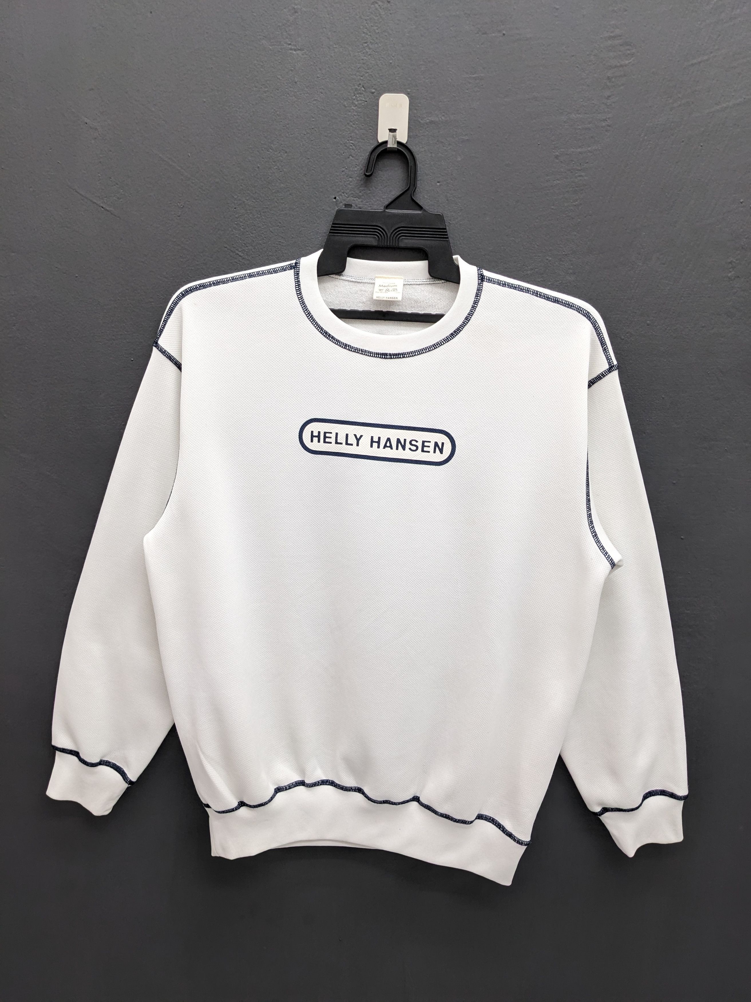 Helly Hansen Helly Hansen Razorfish White Polyester Sweatshirt Size US M / EU 48-50 / 2 - 6 Thumbnail