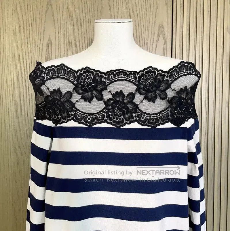 Miu Miu Miu Miu Colorful Striped Long Sleeve T-Shirt . Size M / US 6-8 / IT 42-44 - 2 Thumbnail