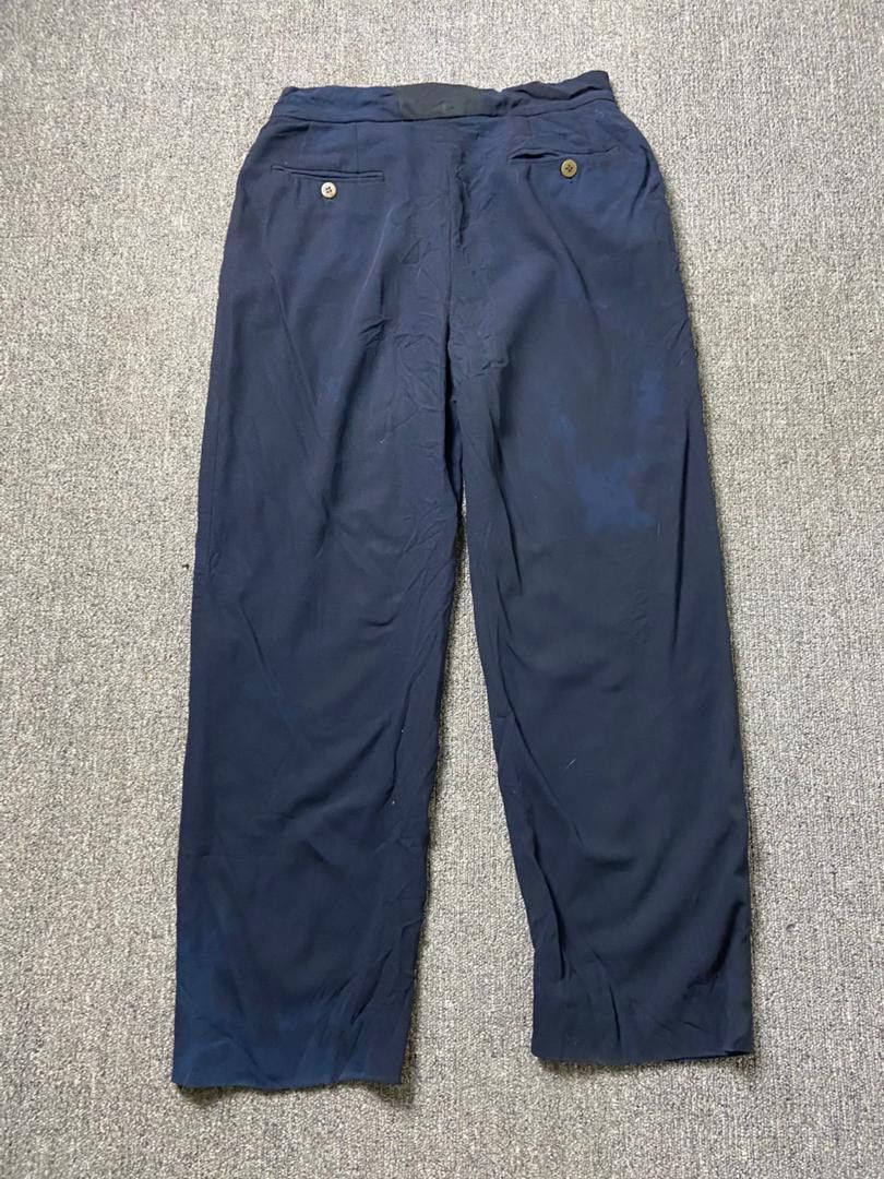 Giorgio Armani Giorgio Armani Relaxed Fit Trousers (198) Size US 27 - 2 Thumbnail