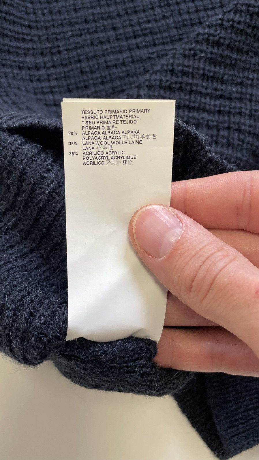 Maison Margiela A/W 15 Waffle Knit Colour Block Sweater Size US M / EU 48-50 / 2 - 8 Thumbnail