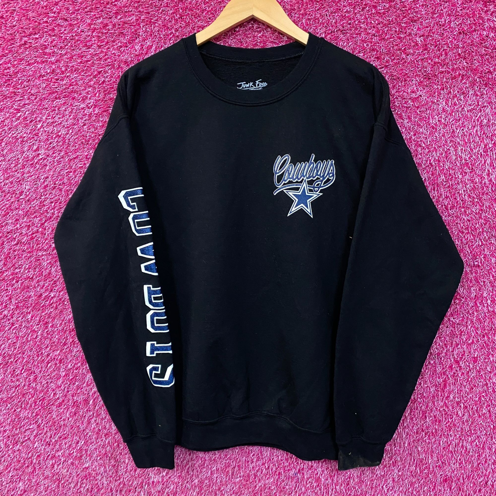 Junk Food Dallas Cowboys Junk Food Clothing Glitter Helmet Crewneck Sw Size US M / EU 48-50 / 2 - 2 Thumbnail