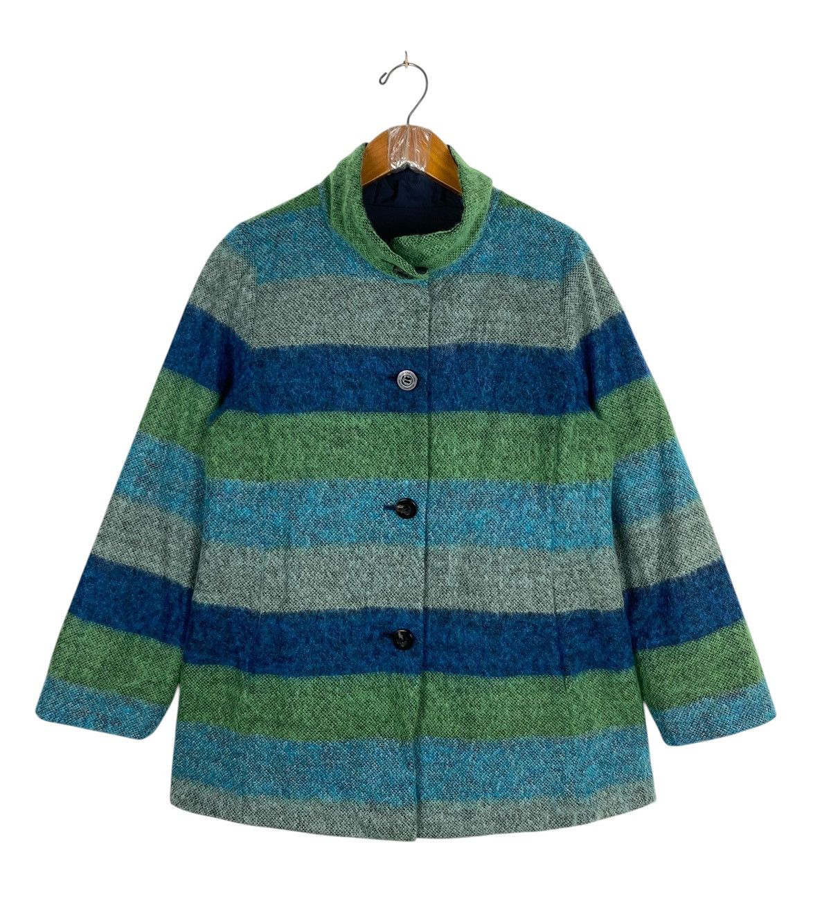 Japanese Brand Rare‼️ Nuovo Quaranta Wool Blend Coat Made in Japan Size M / US 6-8 / IT 42-44 - 1 Thumbnail