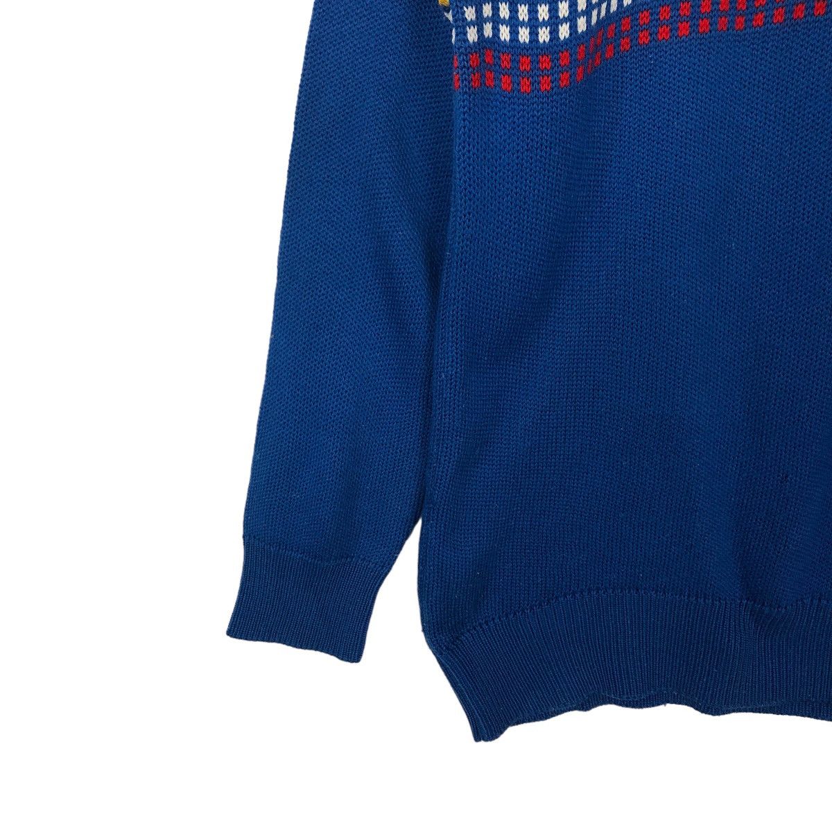 Vintage 🔥RARE VINTAGE SWEATSHIRT MULTI COLOUR HANES STRIPED Size US L / EU 52-54 / 3 - 3 Thumbnail