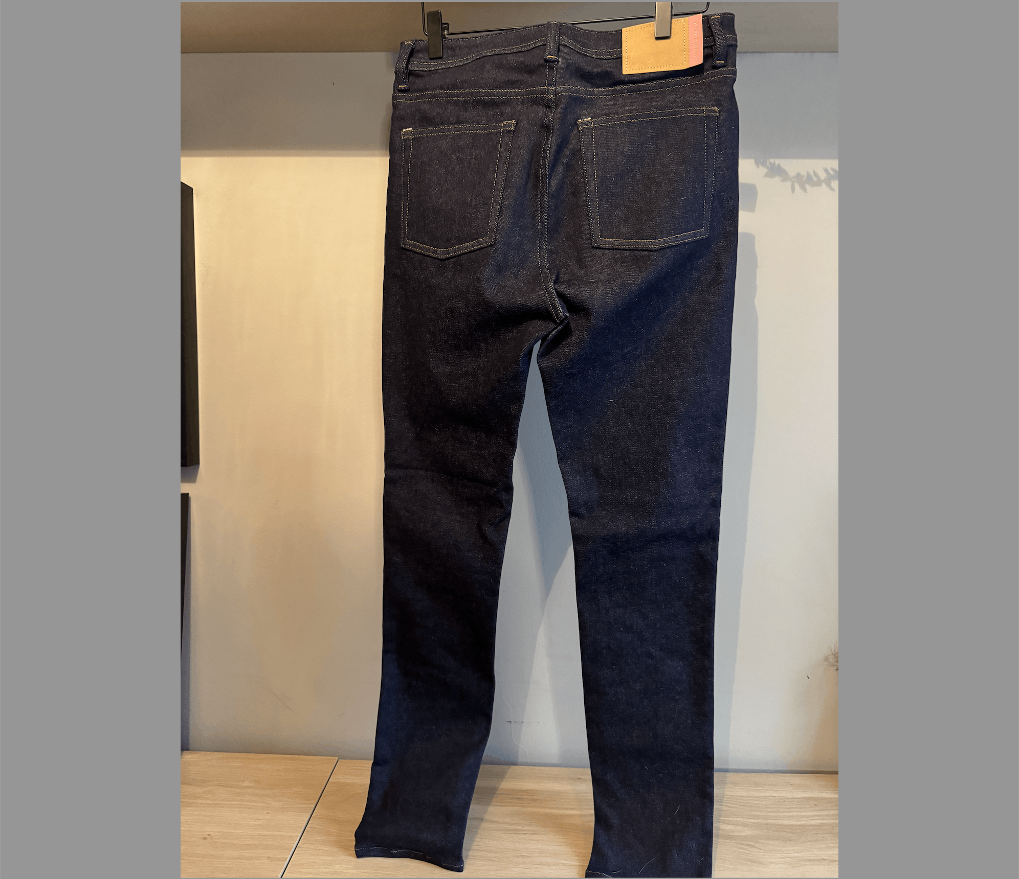 Acne Studios High-rise Skinny Jeans Peg Indigo Size 31" - 3 Thumbnail