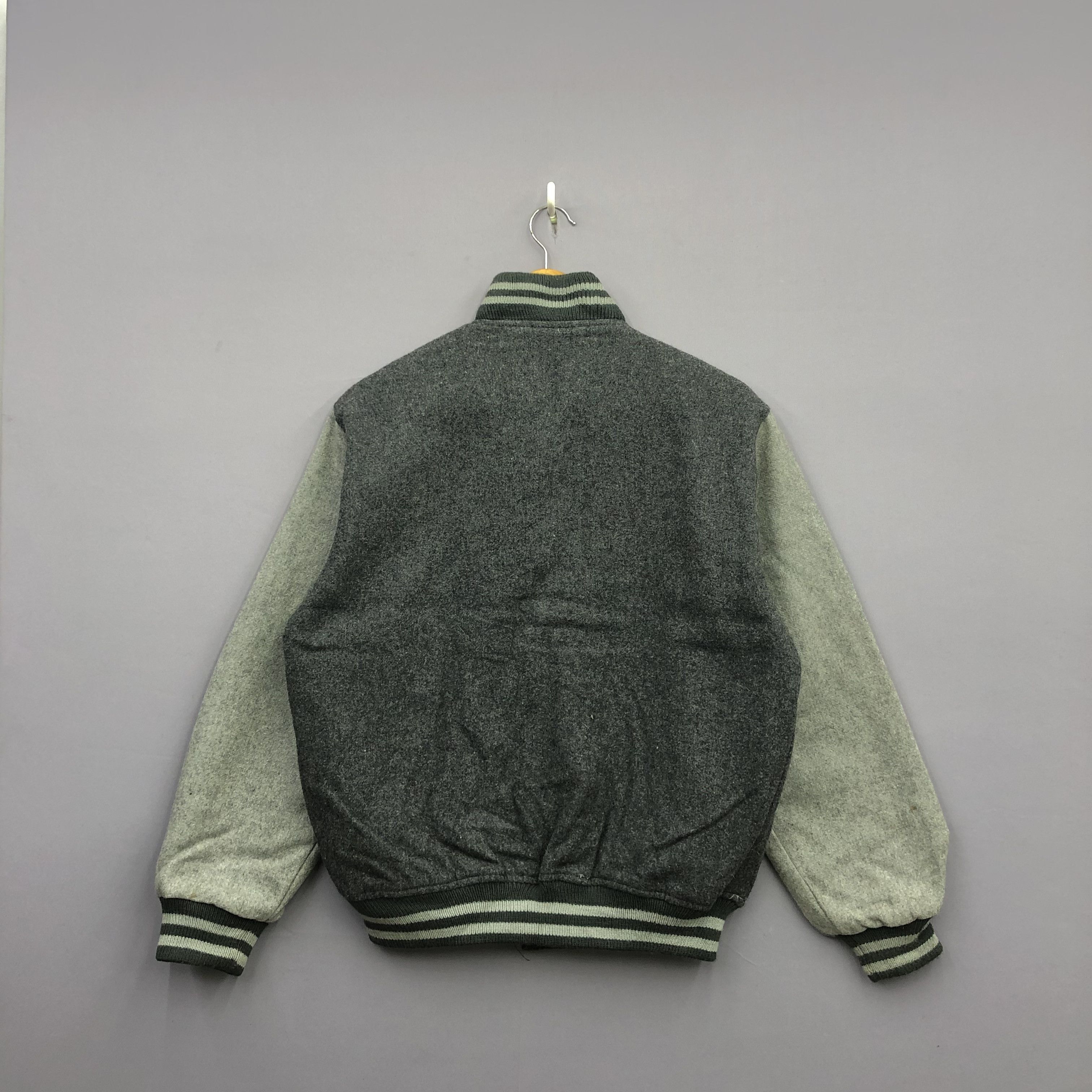 Japanese Brand × Vintage Vintage 90s Japanese Harajuku Wool Varsity Baseball Jacket Size US M / EU 48-50 / 2 - 2 Thumbnail