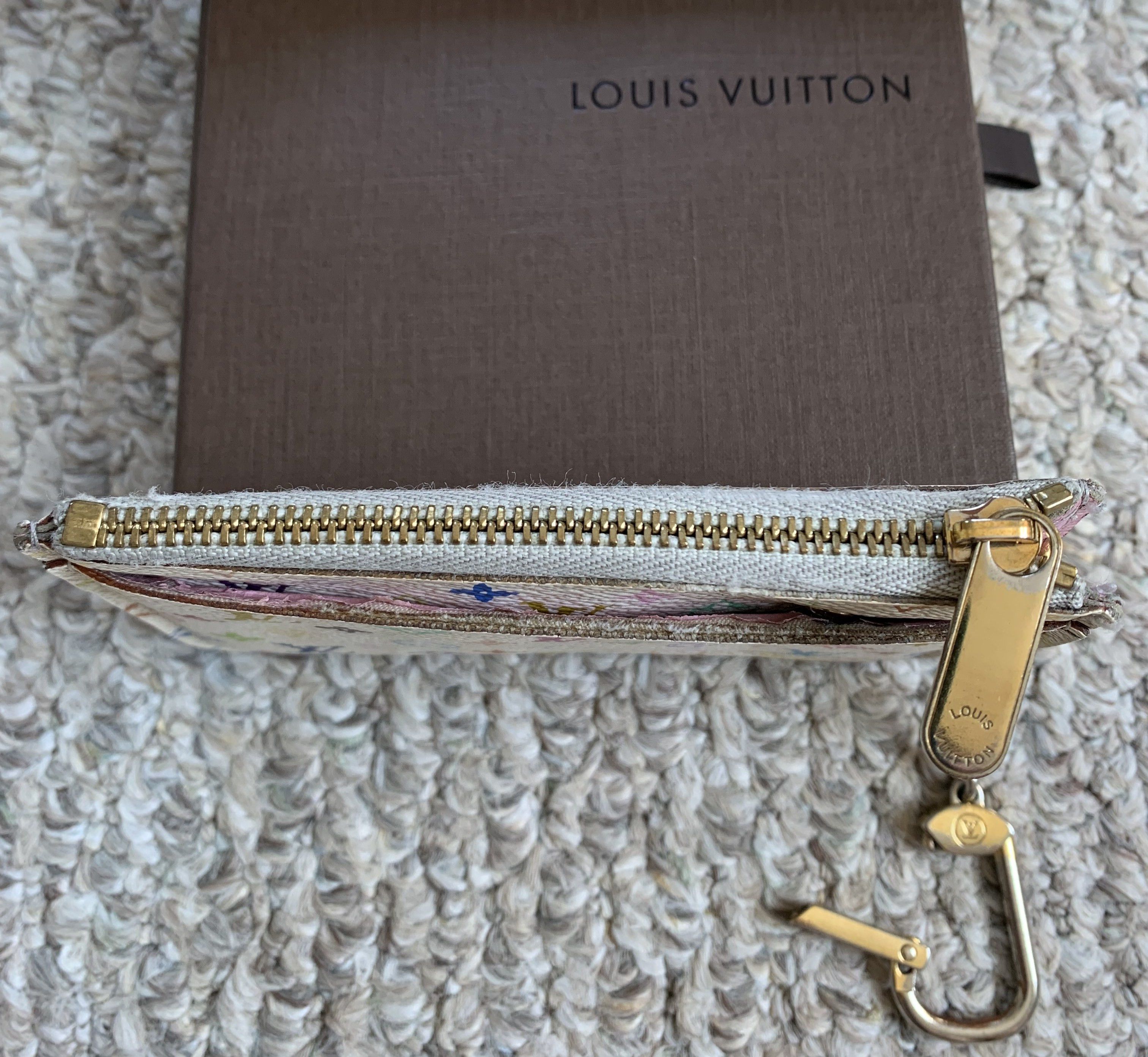 Louis Vuitton × Takashi Murakami S/S 2003 Louis Vuitton x Murakami Monogram Zip Pouch Wallet Size ONE SIZE - 4 Thumbnail