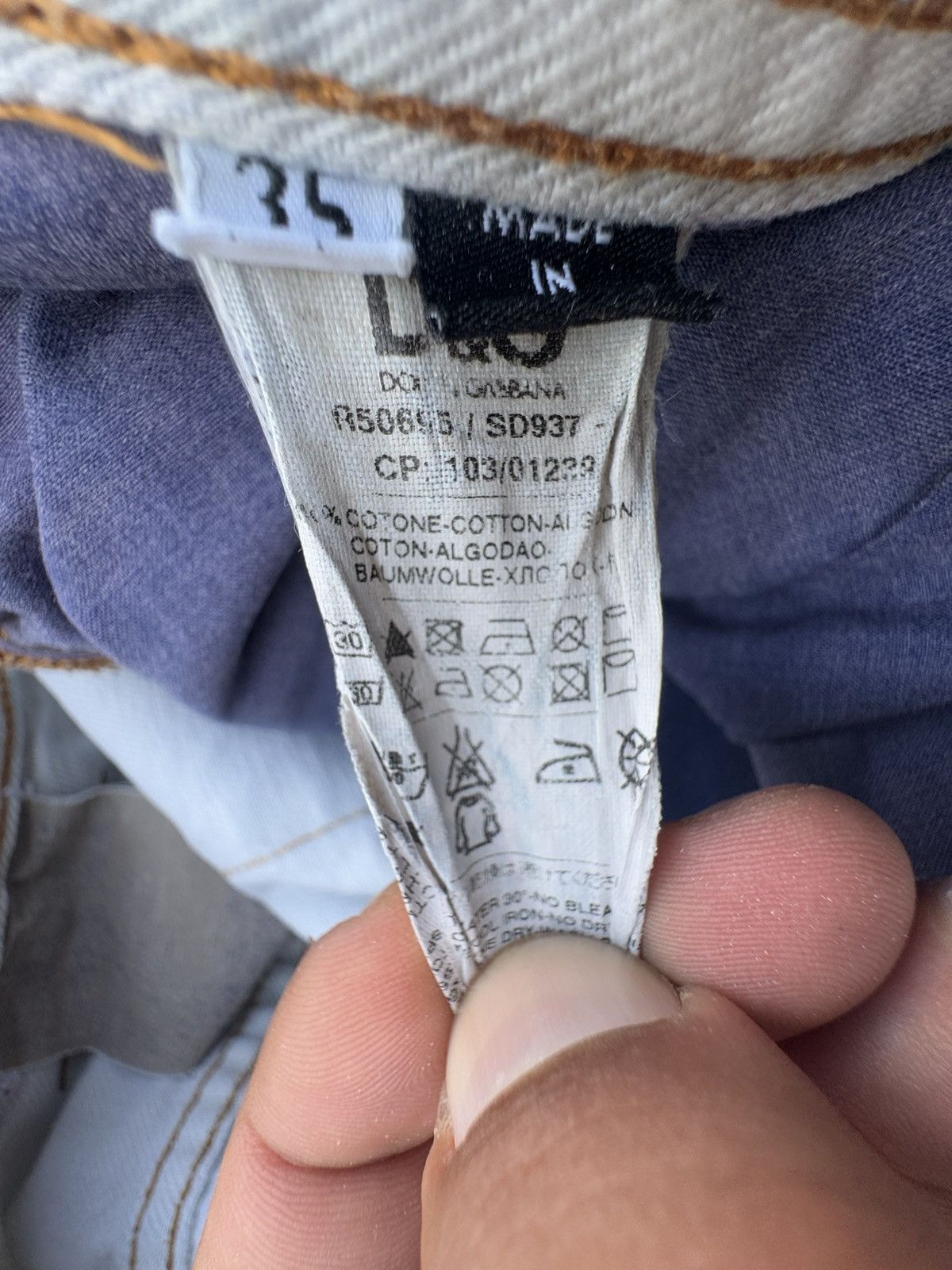 Dolce & Gabbana × Vintage Vintage Dolce & Gabbana Jeans size 35 made in italy Size US 35 - 16 Thumbnail